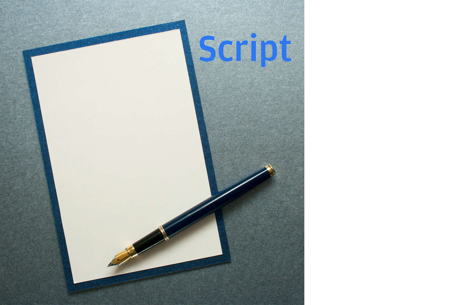Hand Script Out Out Script: Out of the blue | Young Post Club