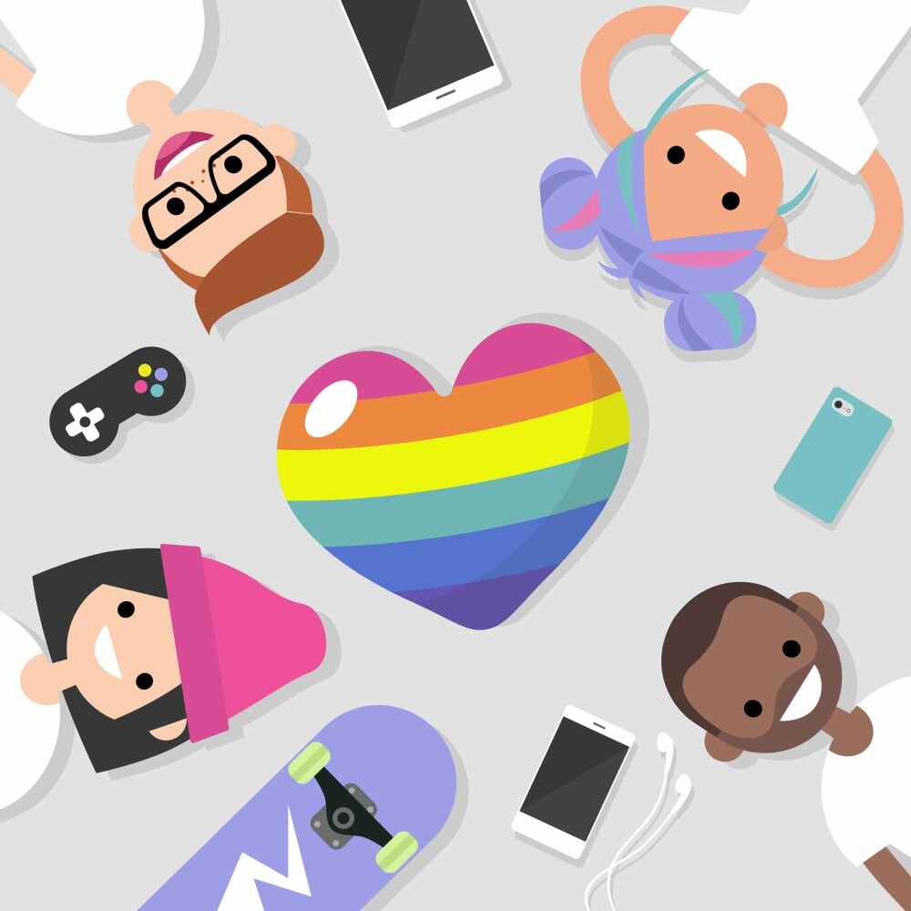 It may help to have a community of other LGBTQ+ people to speak to. Photo: Shutterstock