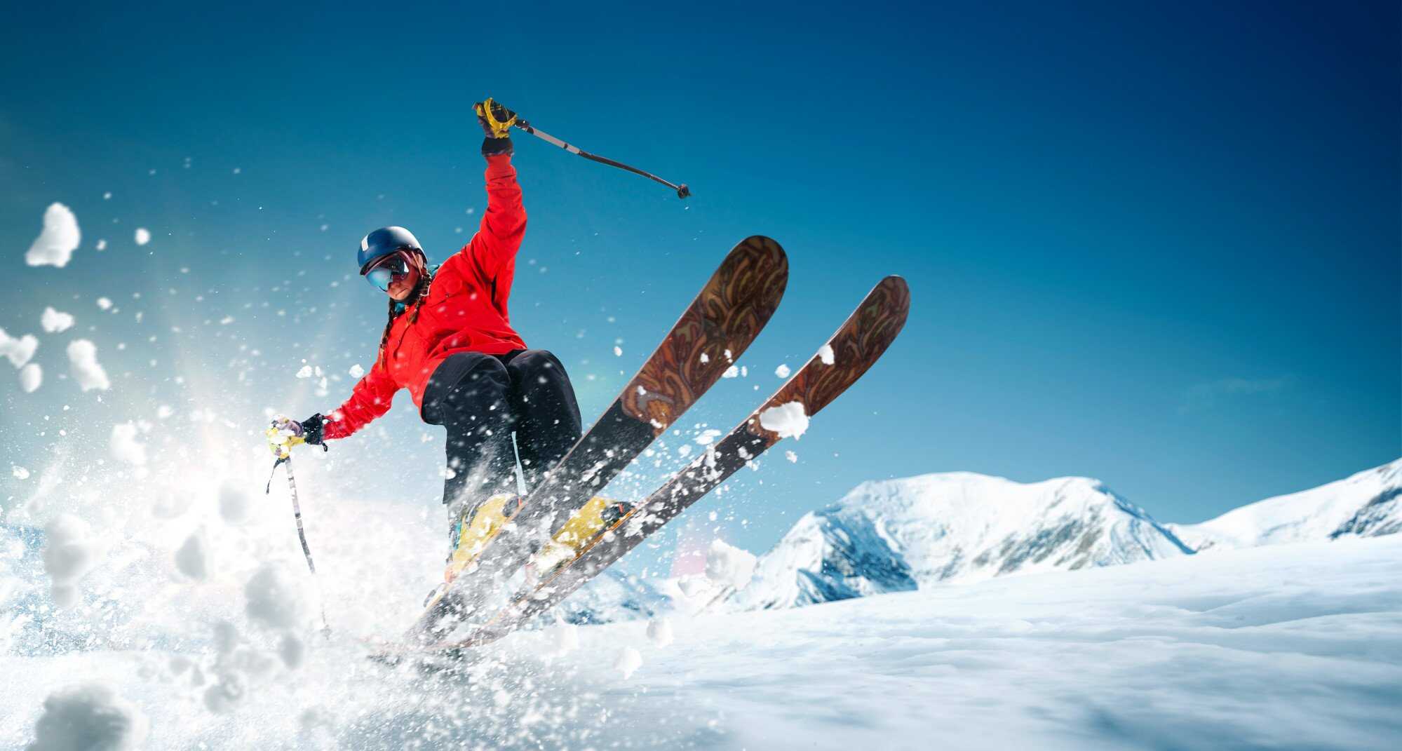 Freestyle skiing involves showcasing tricks and flips in the air. Photo: Shutterstock