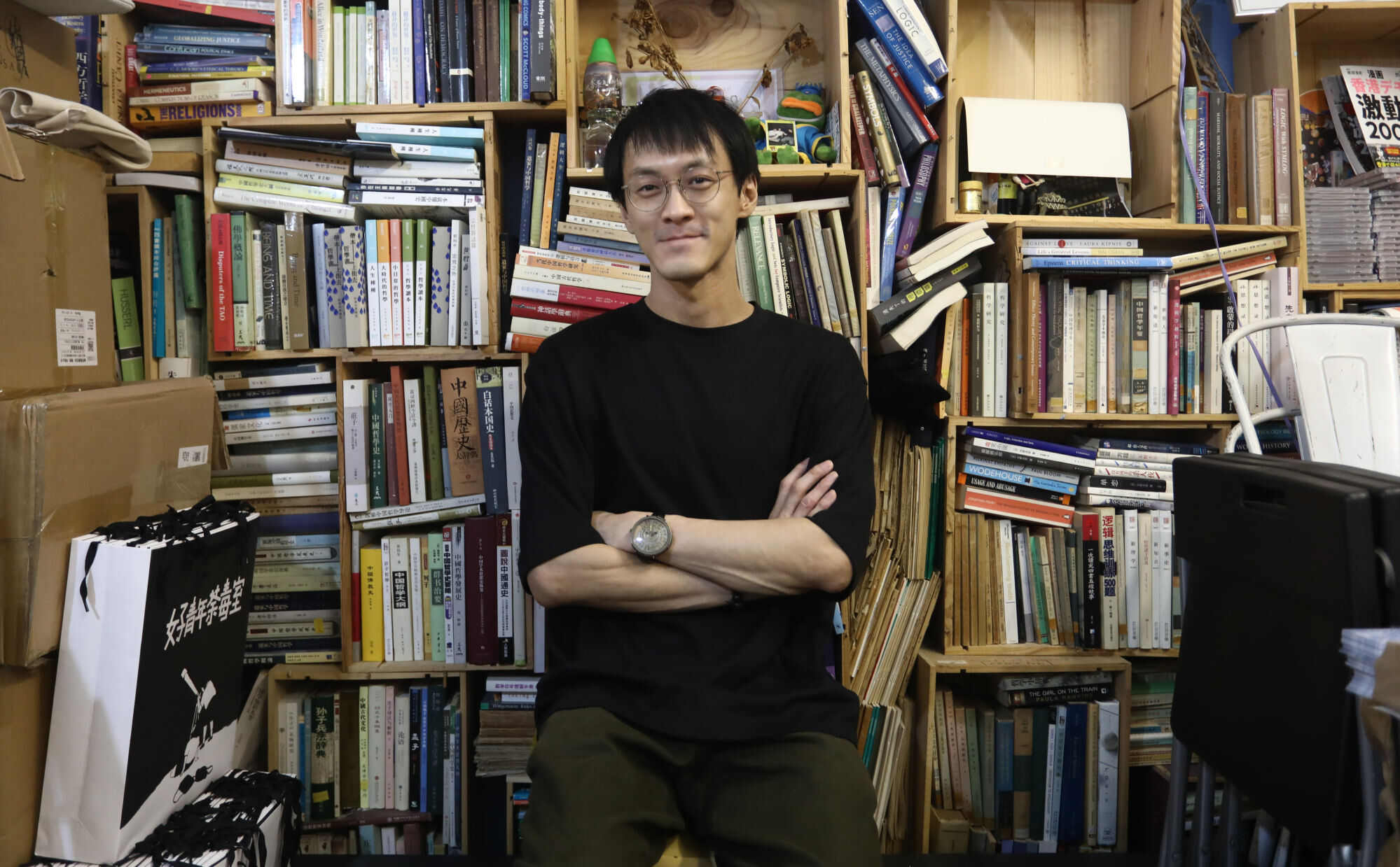 Studying philosophy has unlocked a spark of curiosity for Lau Ho-hin. Photo: Jonathan Wong