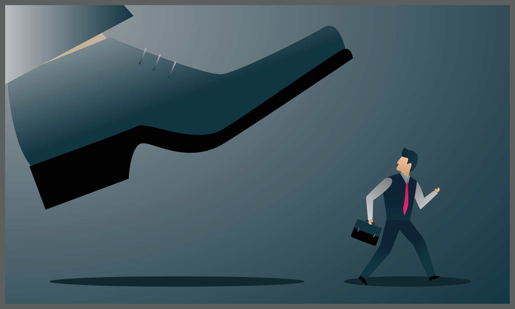 Too many people are willing to step on others to get themselves ahead. Photo: Shutterstock