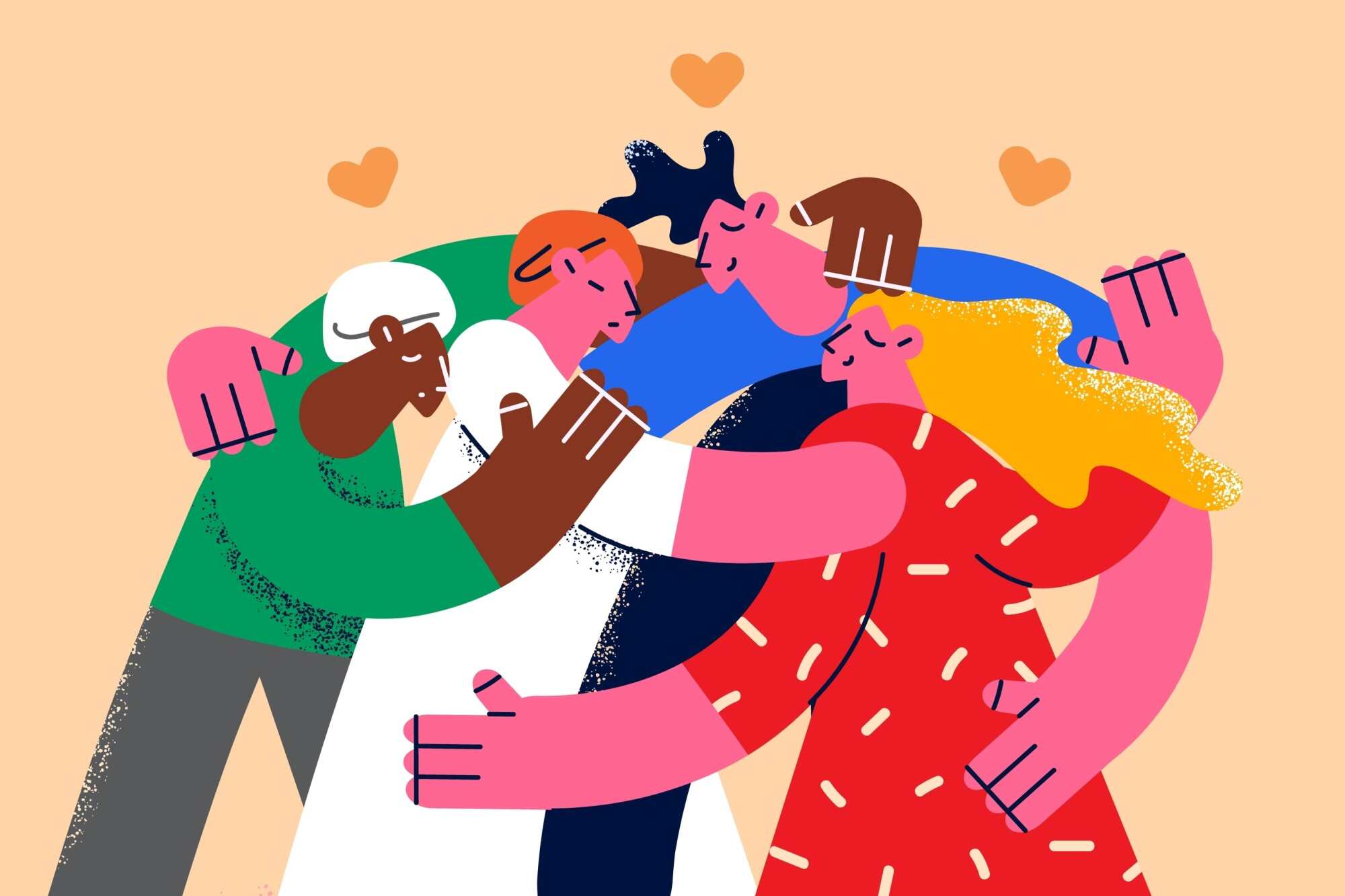 Who are your ‘jui-keung-hau-tun’? Whether it’s friends, family or even classmates, it’s important to build strong relationships with people you can trust. Photo: Illustration
