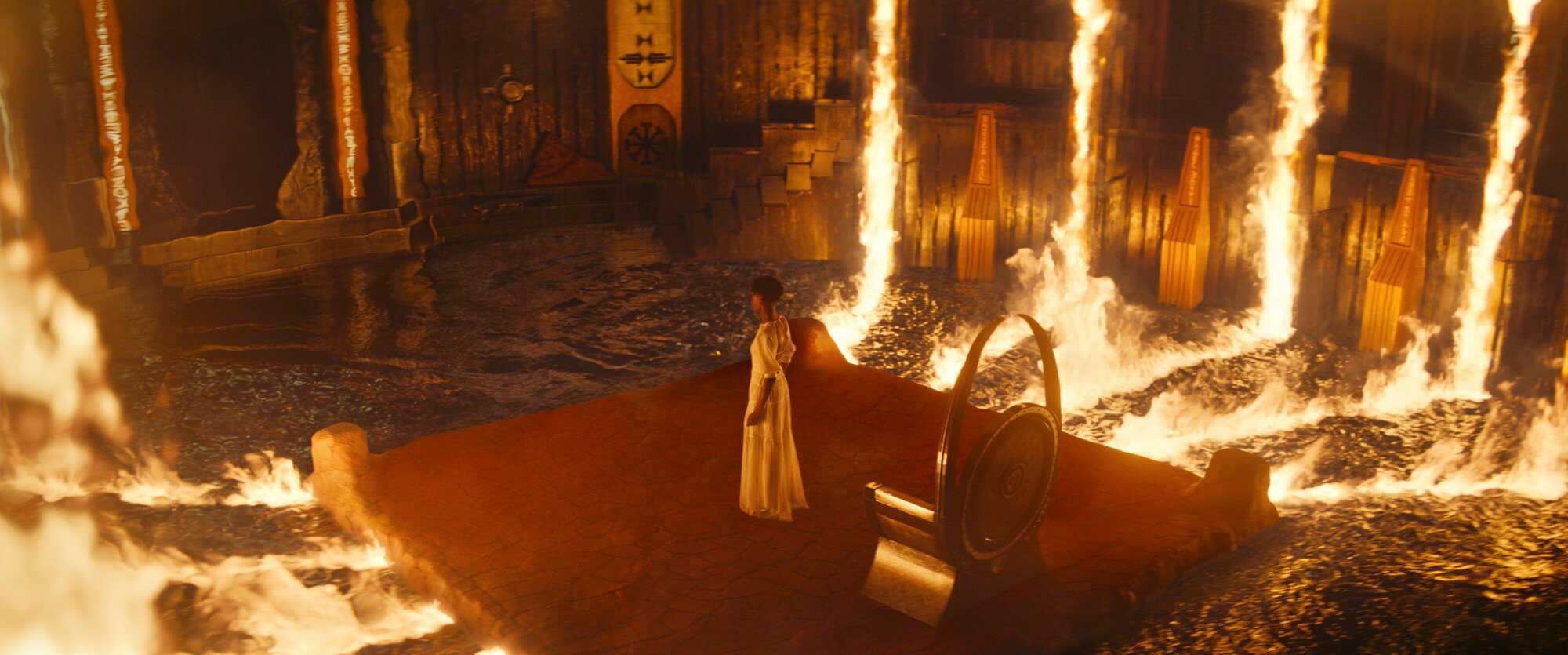 Letitia Wright as Shuri in a still from “Black Panther: Wakanda Forever”. Photo: Marvel Studios via AP