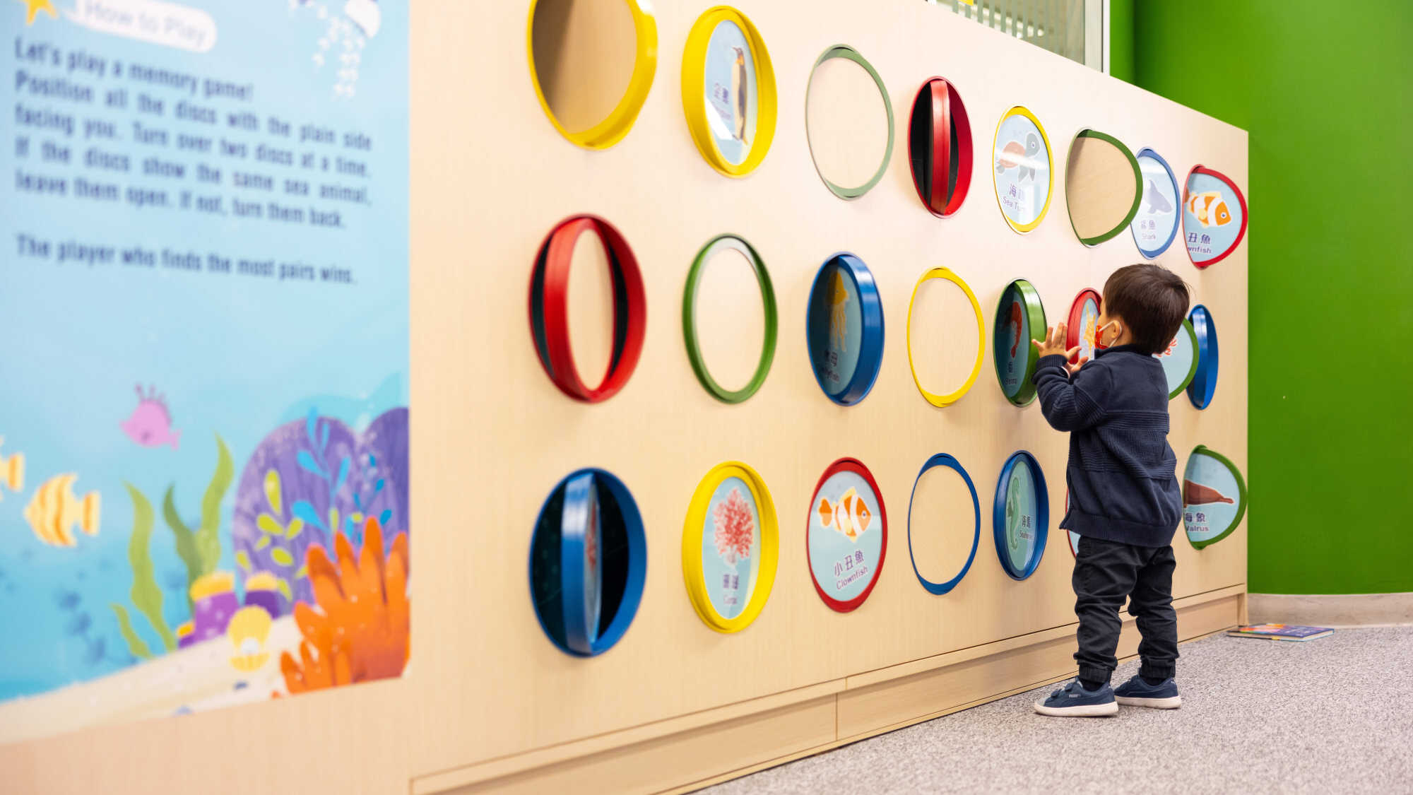 Aberdeen Public Library now has a colourful playspace for children to enjoy. Photo: Handout