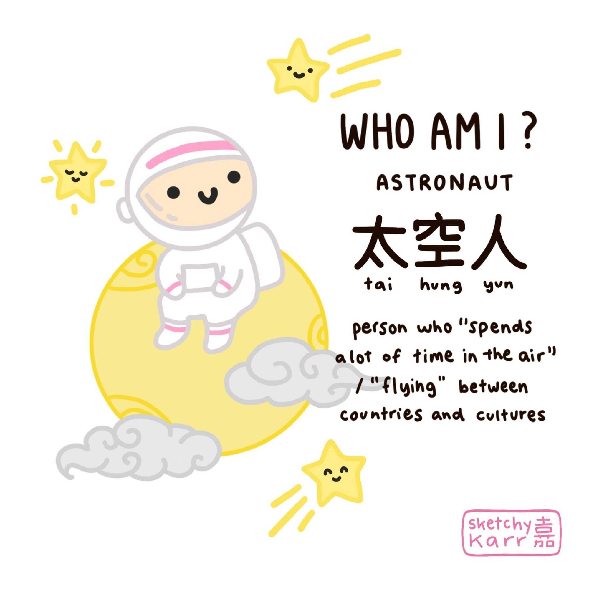 Many of Kar’s illustrations are inspired by her experiences as a third-culture kid. Photo: Captured from Instagram/@sketchykarr