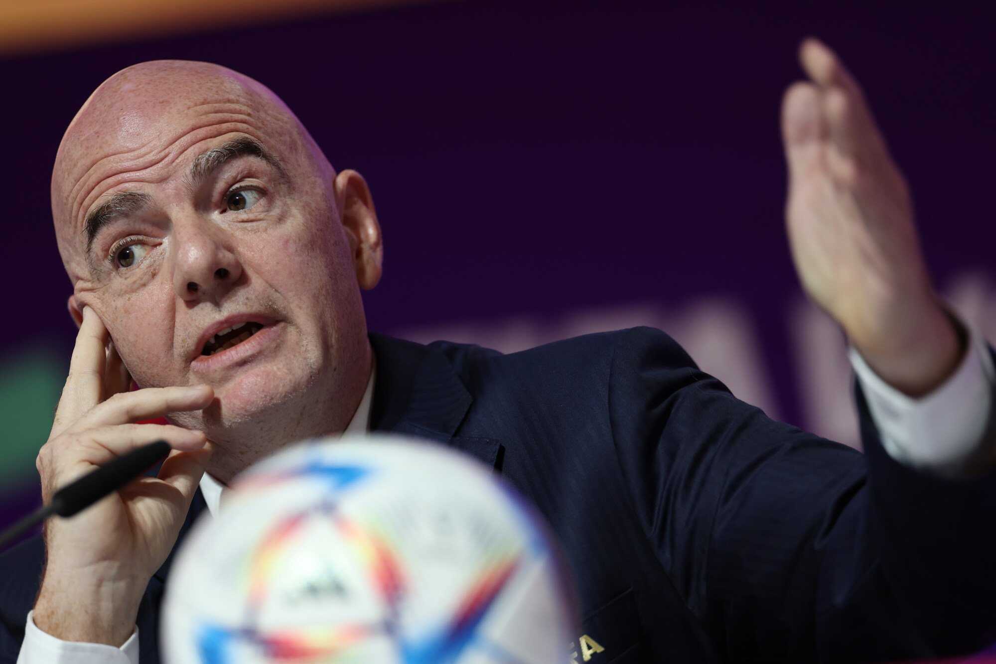 Fifa President Gianni Infantino has been criticised for his comments about Qatar’s migrant workers. Photo: Xinhua