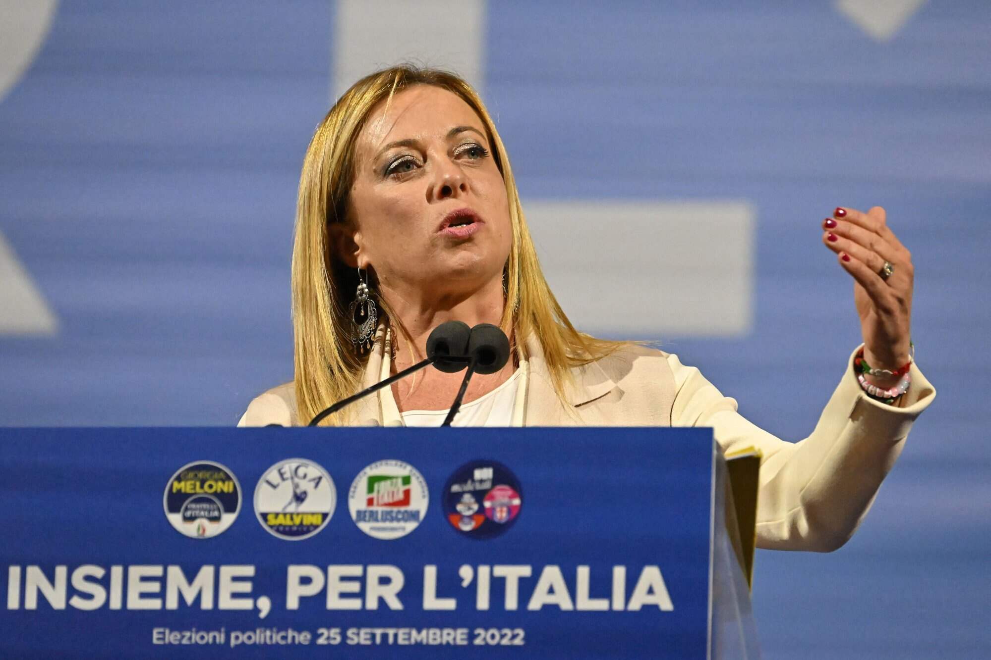 Giorgia Meloni is Italy’s most right-wing leader since the Second World War. Photo: AFP/Getty Images/TNS