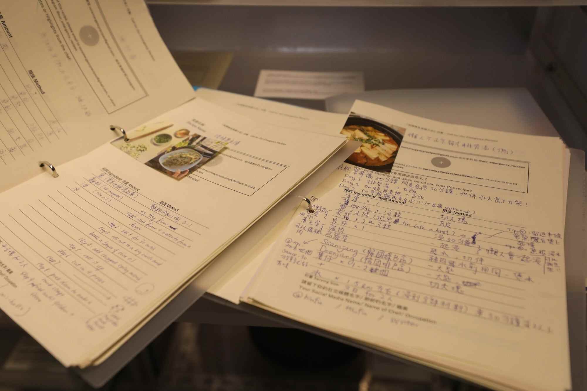 Cam Wong has collected more than 300 recipes from the community. Photo: Xiaomei Chen