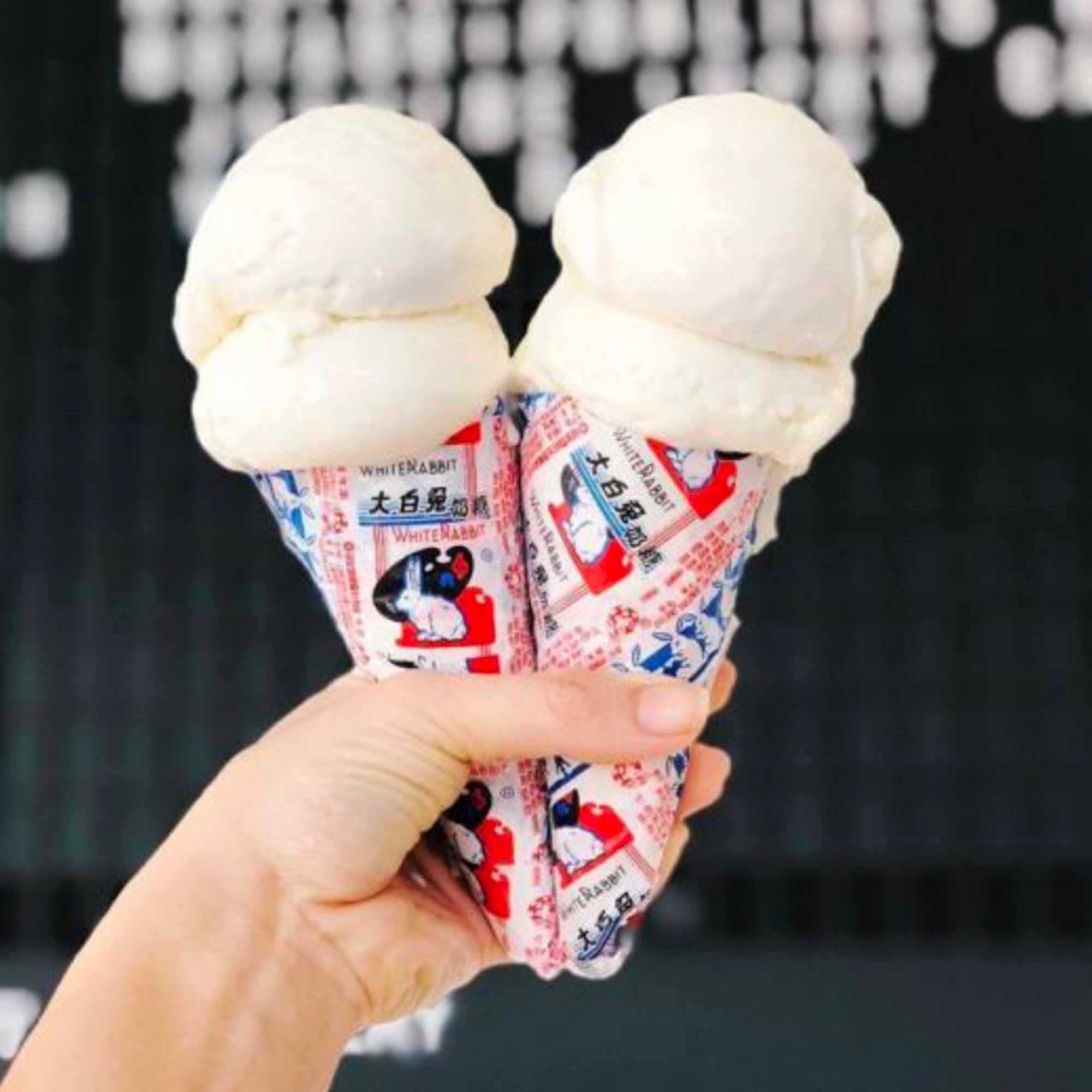 You can even find White Rabbit ice cream now! Photo: Twitter