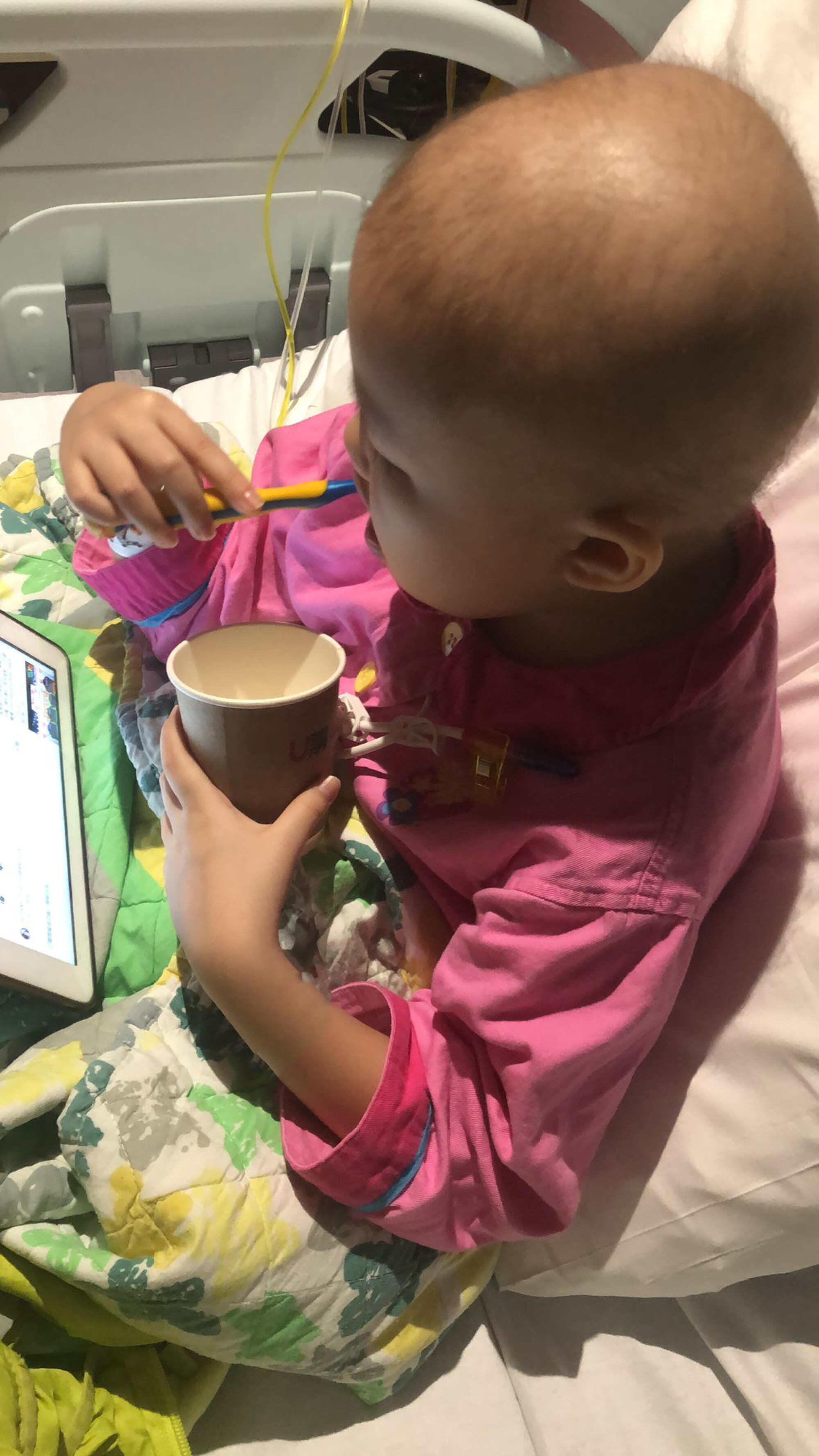 Alisa was only six years old when she was diagnosed with acute lymphocytic leukaemia. Photo: Handout