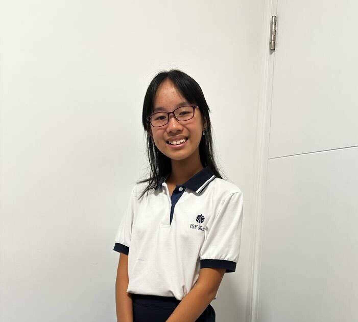 Valerie Shek is a student at Independent Schools Foundation Academy. Photo: Handout