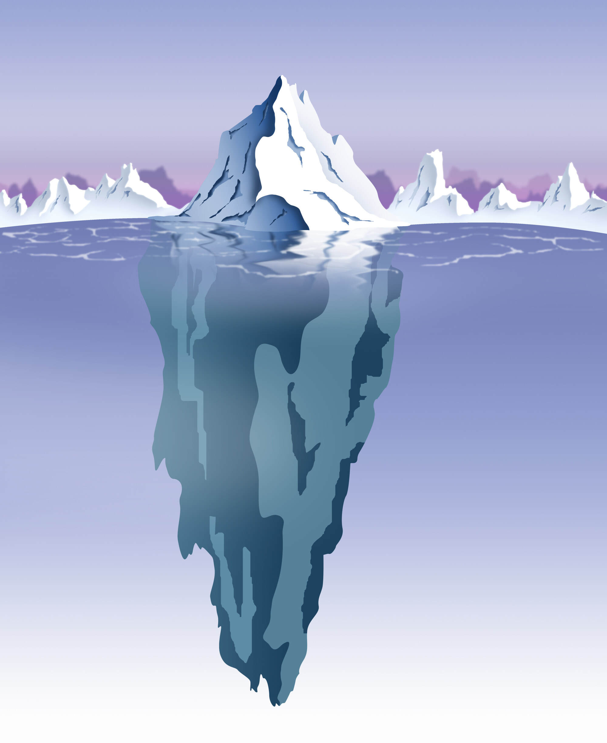 Your overuse of this phrase is just the tip of the iceberg. Photo: Shutterstock