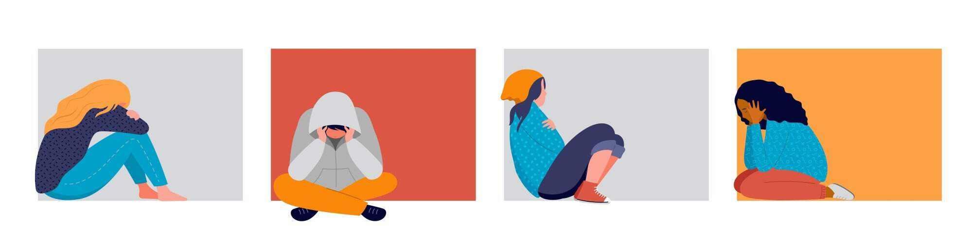 Don’t keep your feelings bottled up – it’s important to talk to someone you trust. Illustration: Shutterstock