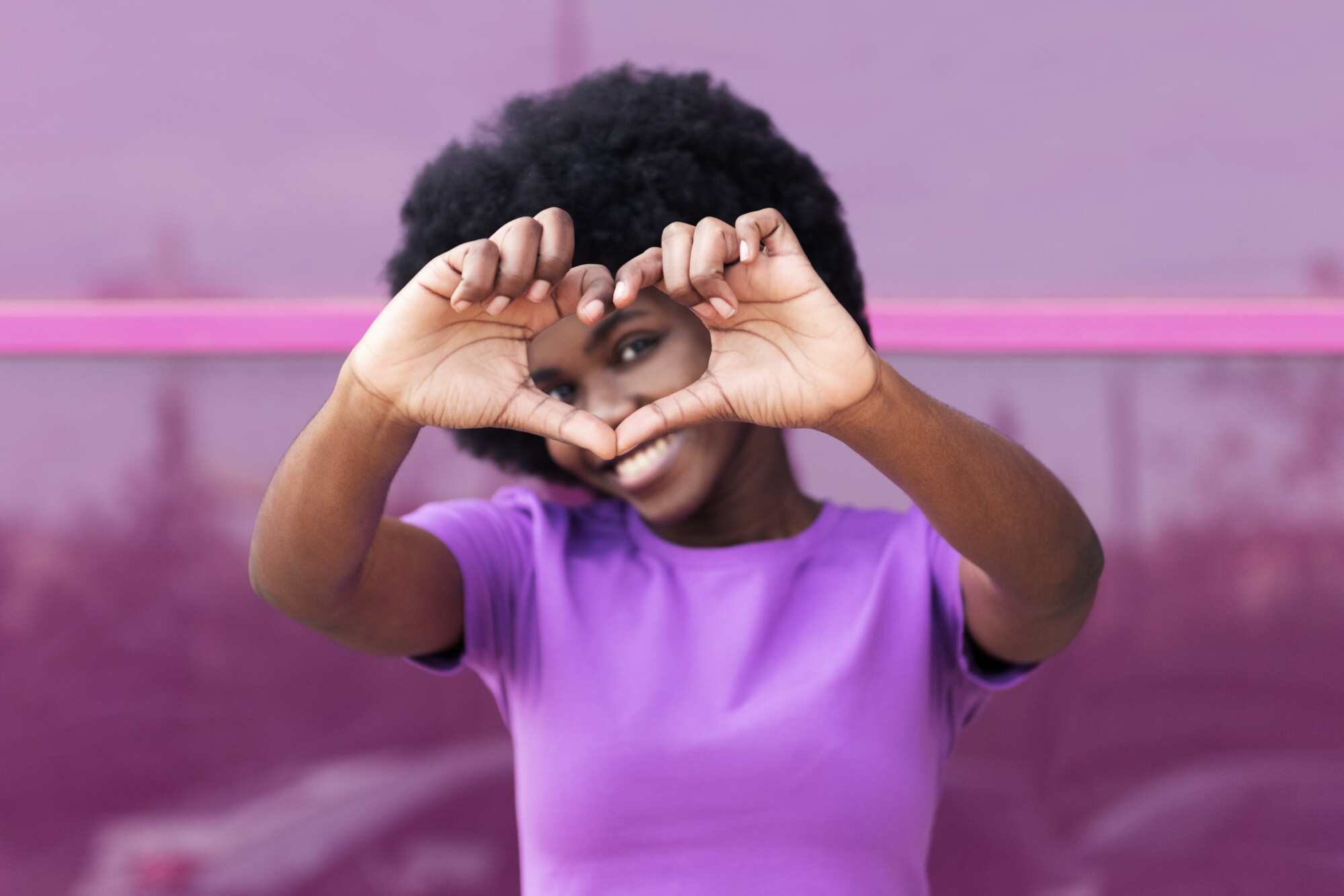 Purple is a mix of red, which is high-energy, and blue, which is calming. Photo: Shutterstock