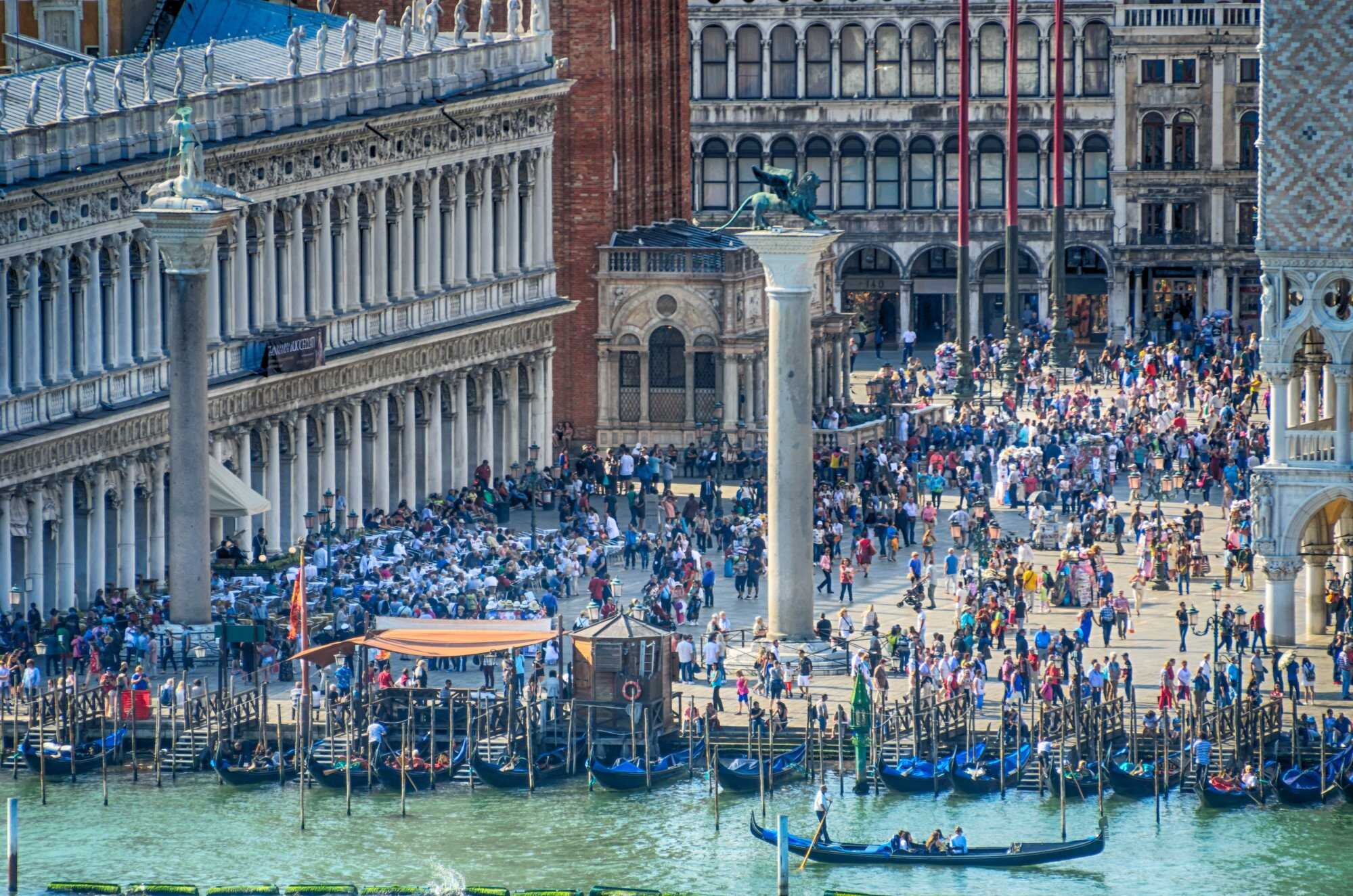 Tourists overrun St Mark’s Square in Venice, Italy. Photo: Shutterstock