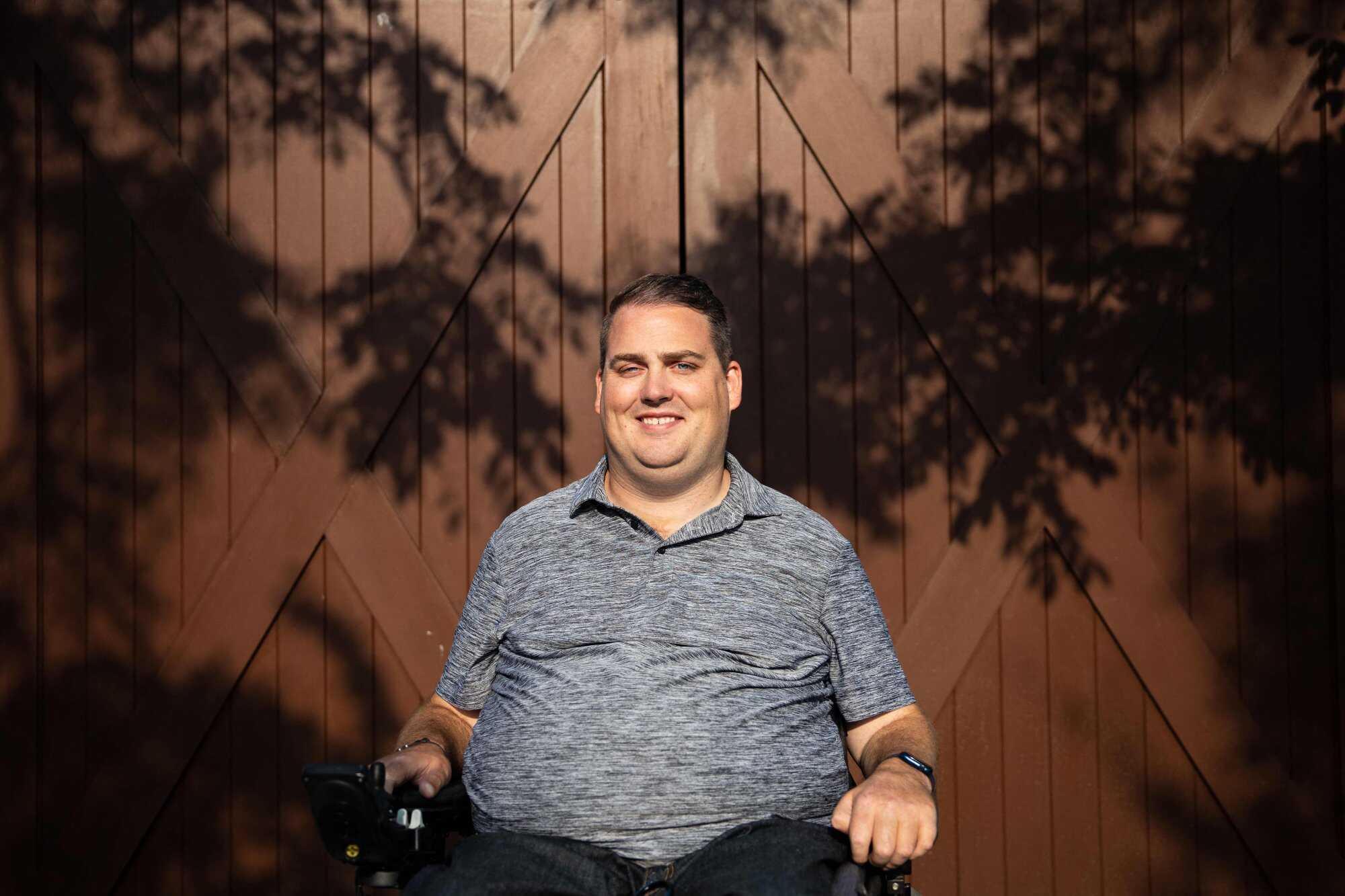 Ian Burkhart volunteered to be part of an experimental trial of a brain-computer interface (BCI) that connects human neural activity to technology. Photo: AFP