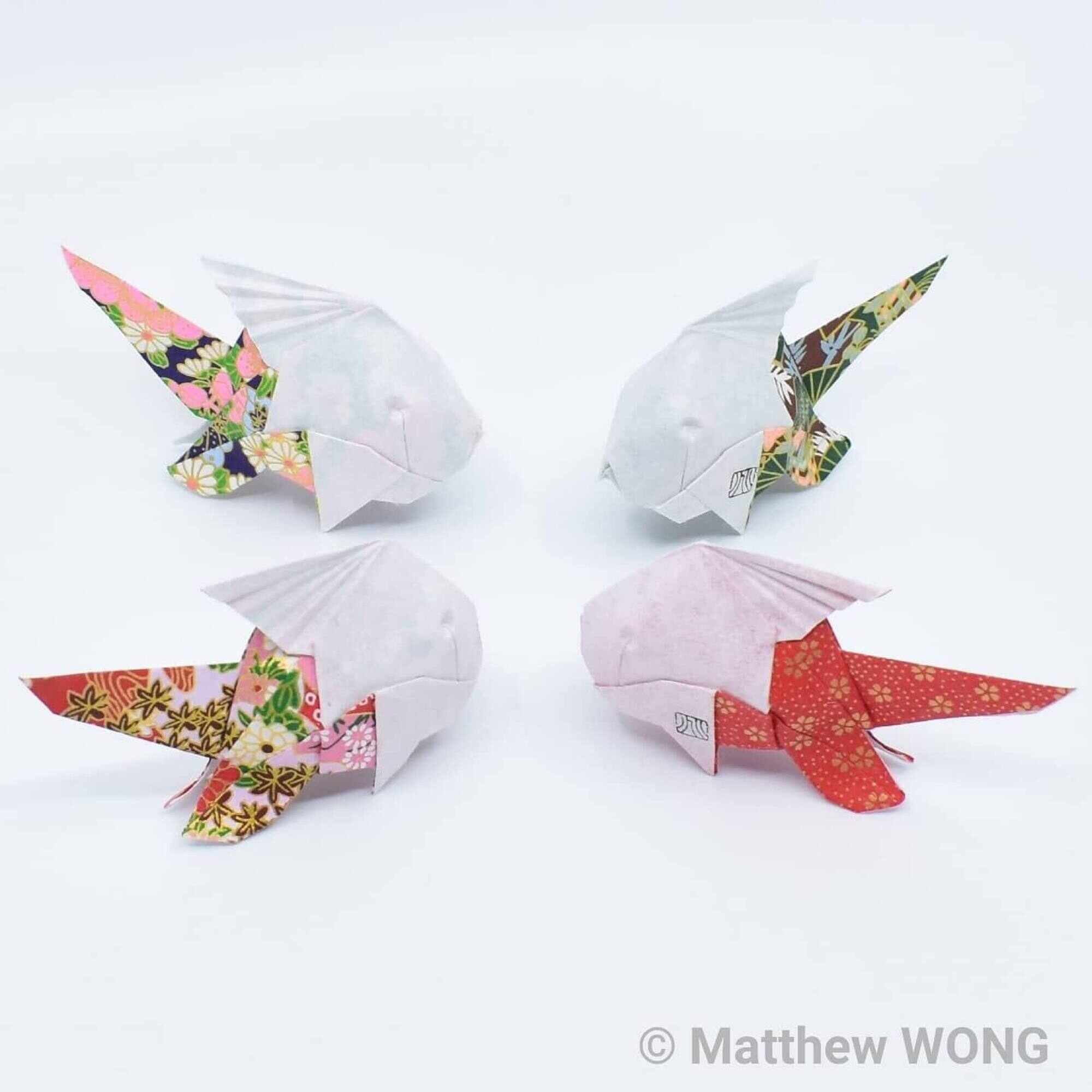 Comet Goldfish origami by Matthew Wong. Photo: Handout
