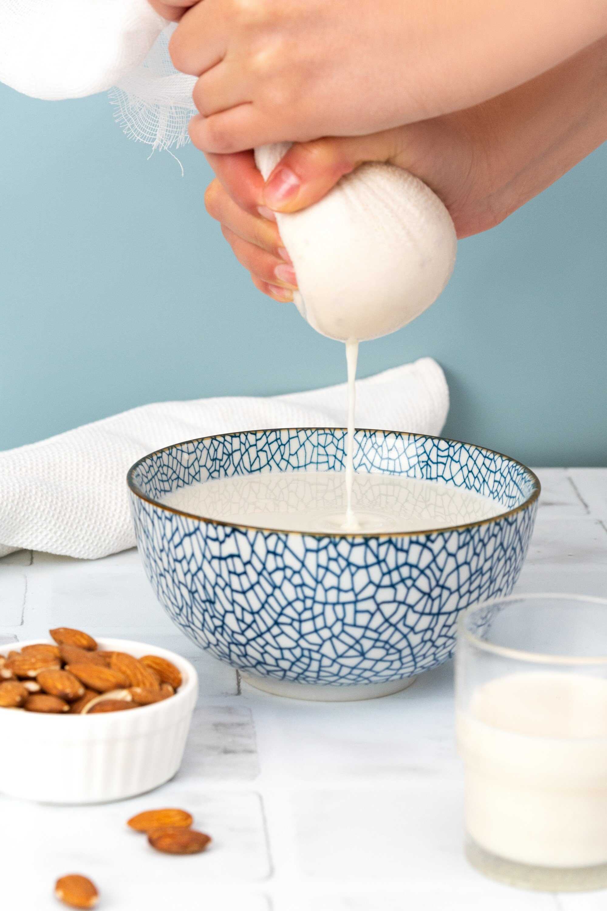 You’ll need a cheesecloth to strain your almond-oat milk. Photo: Shutterstock