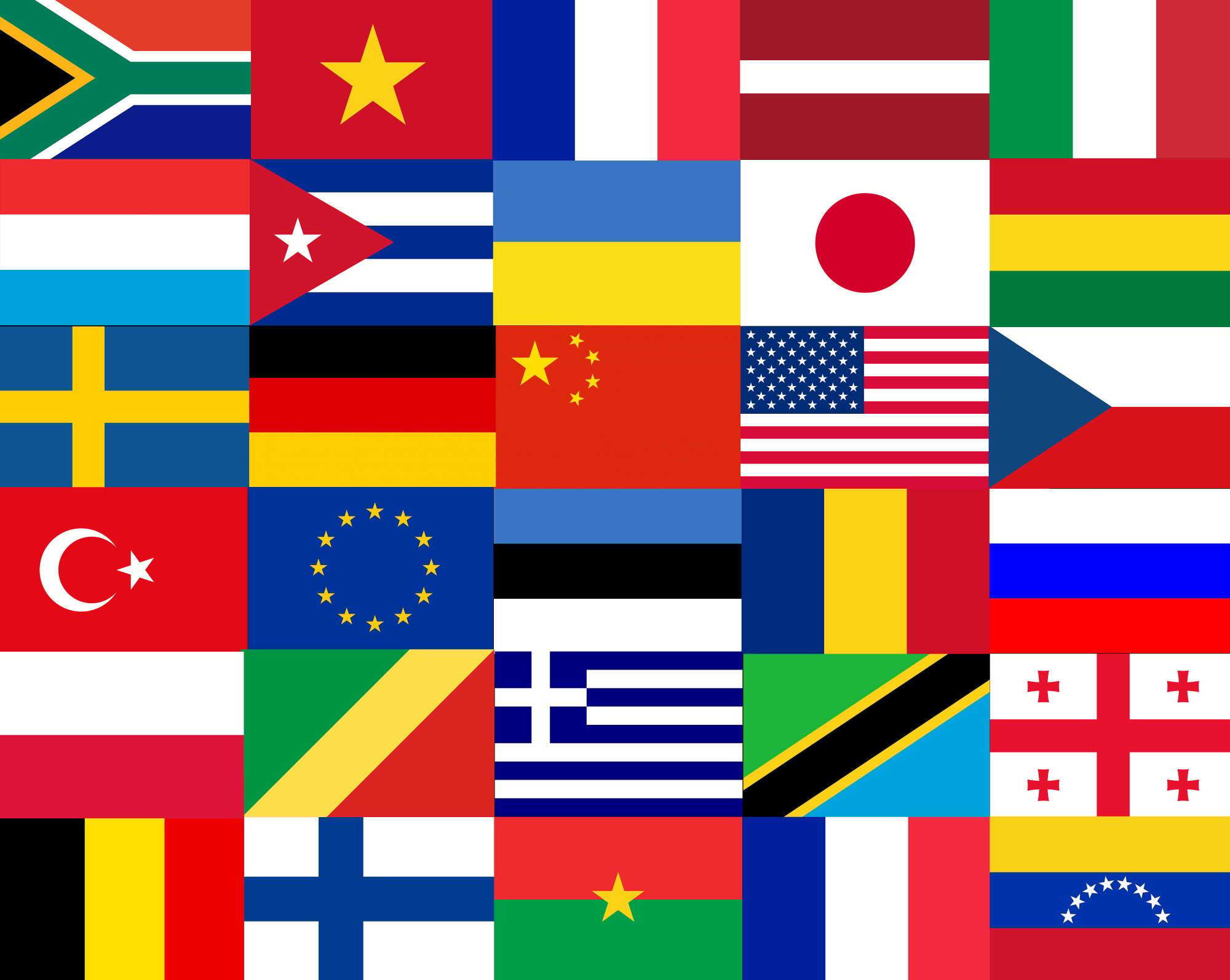 Can you recognise all of these countries? Photo: Shutterstock