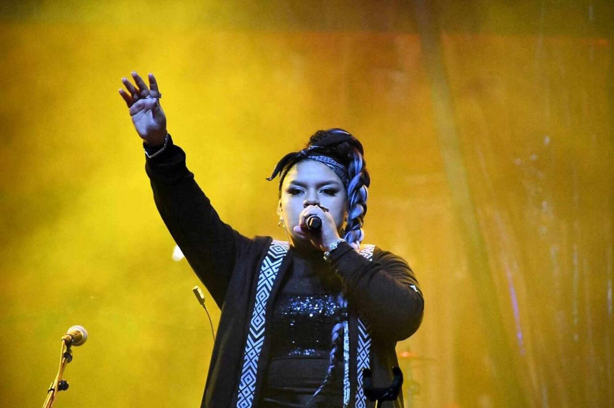 Millaray Jara Collio is a rapper from Chile. Photo: Instagram/@mcmillaray_oficial