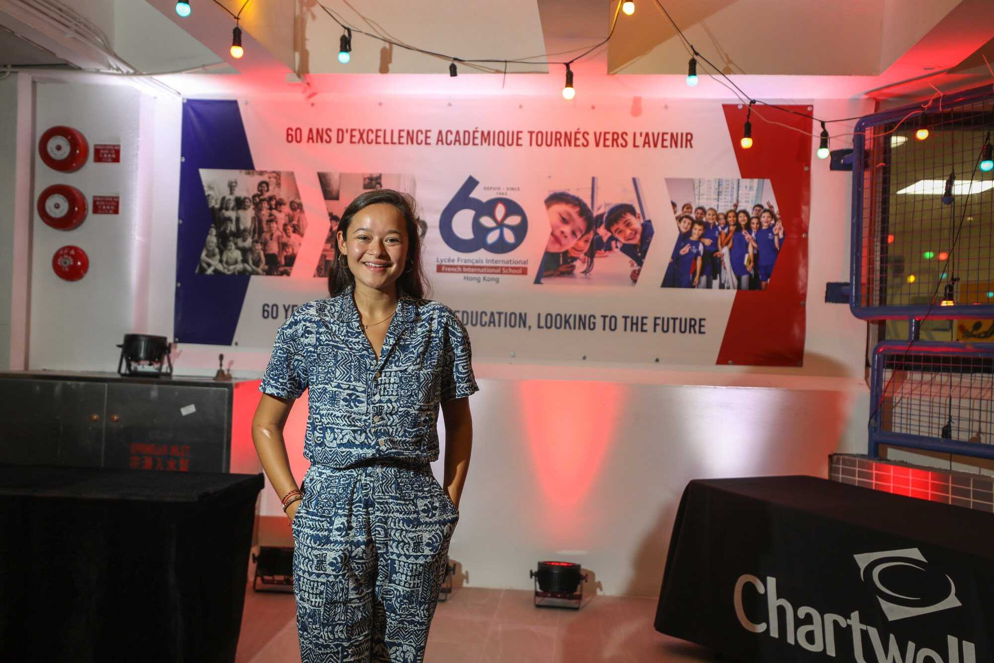 Melati Wijsen attended the International Sustainable Development Film Festival organised by the French International School of Hong Kong. Photo: Xiaomei Chen