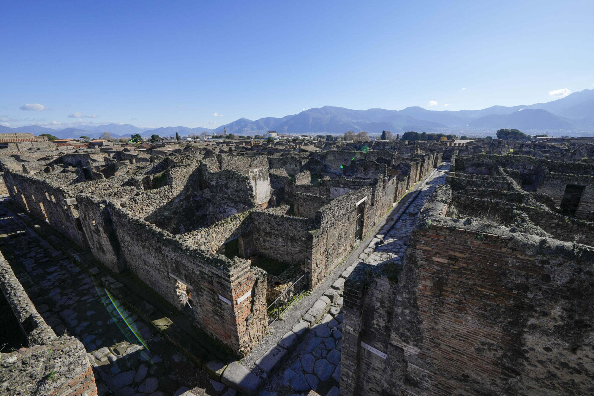 A view of the ancient Roman Pompeii archaeological site. Photo: AP