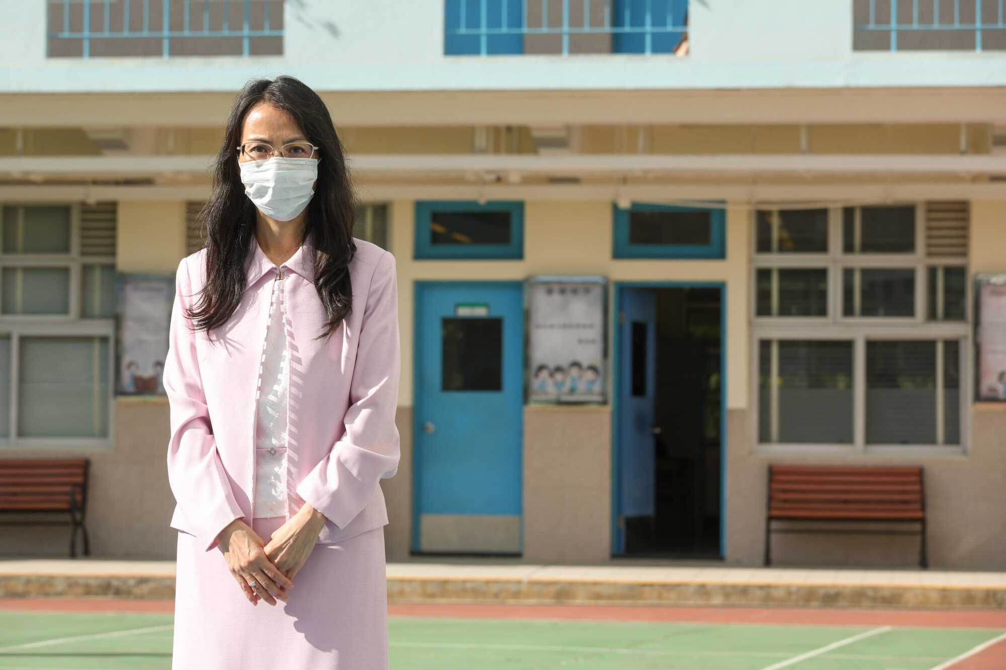 Lee Yi-ying, chairwoman of the Subsidised Secondary School Council, blamed the pandemic for the rise in mental health issues. Photo: Yik Yeung-man