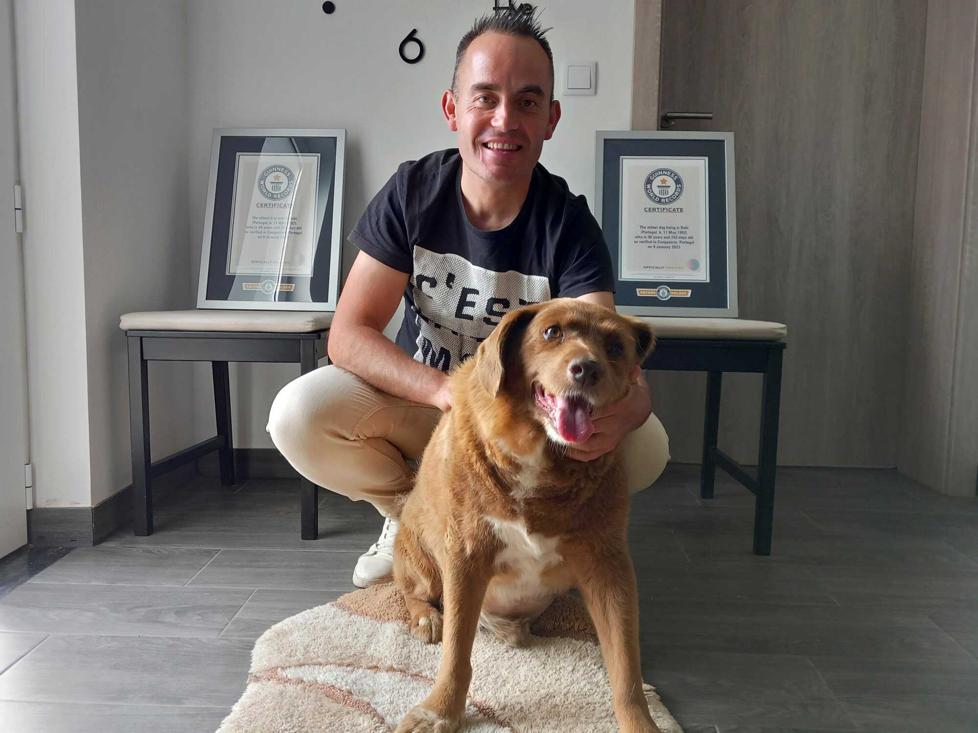 Bobi’s owner, Leonel Costa, said some veterinarians were upset because he attributed Bobi’s longevity to factors including a steady diet of “human food” rather than pet food. Photo: AP
