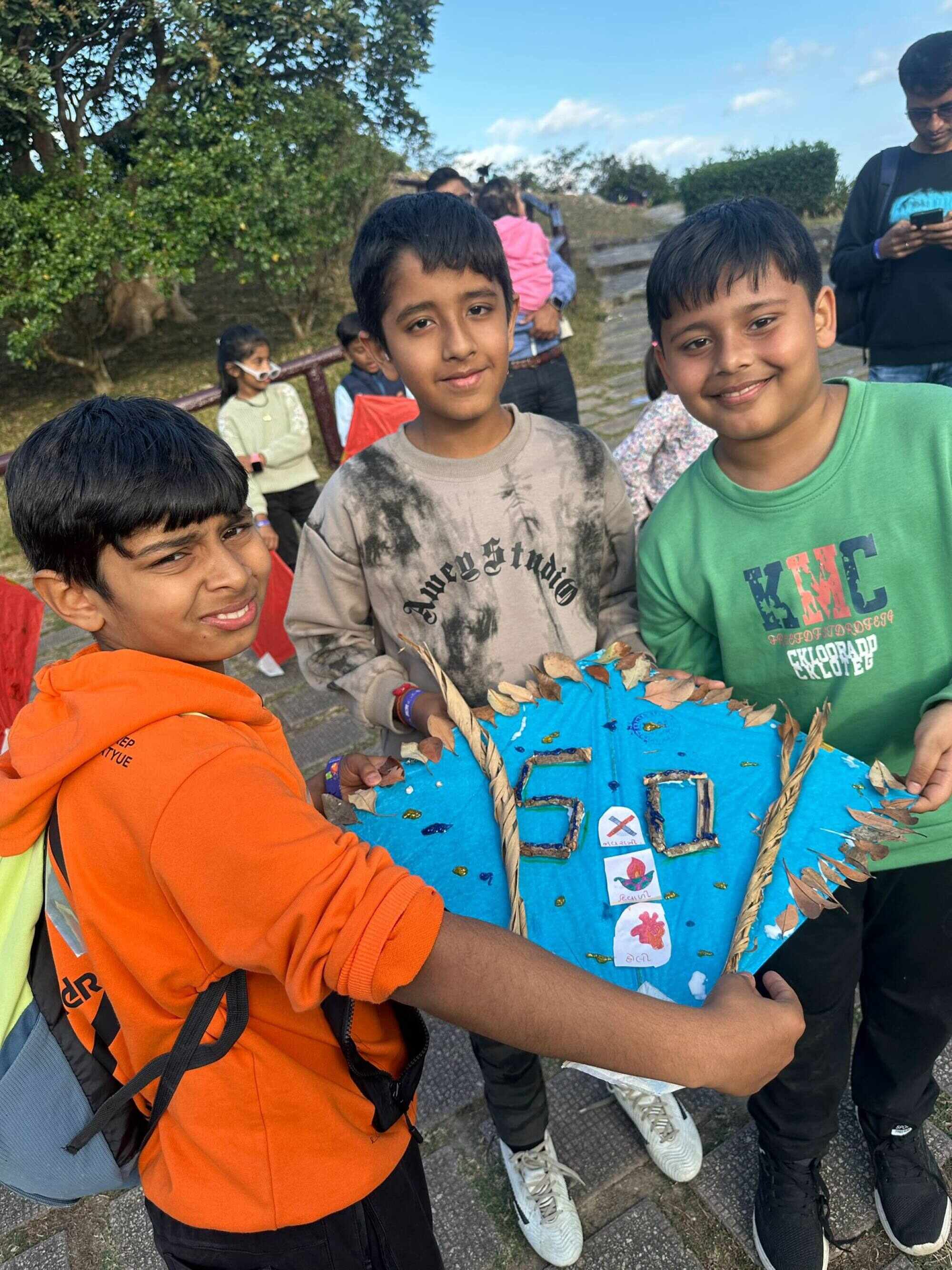 The kite flying festival signals that the spring season is coming soon. Photo: Handout