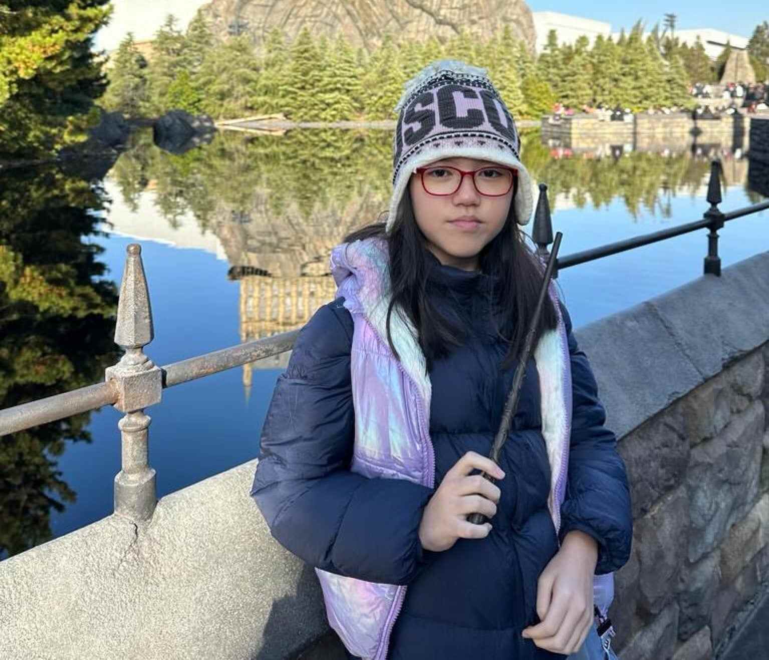 Katelyn Chin learned the hard way that you should always be careful around wild animals. Photo: Handout