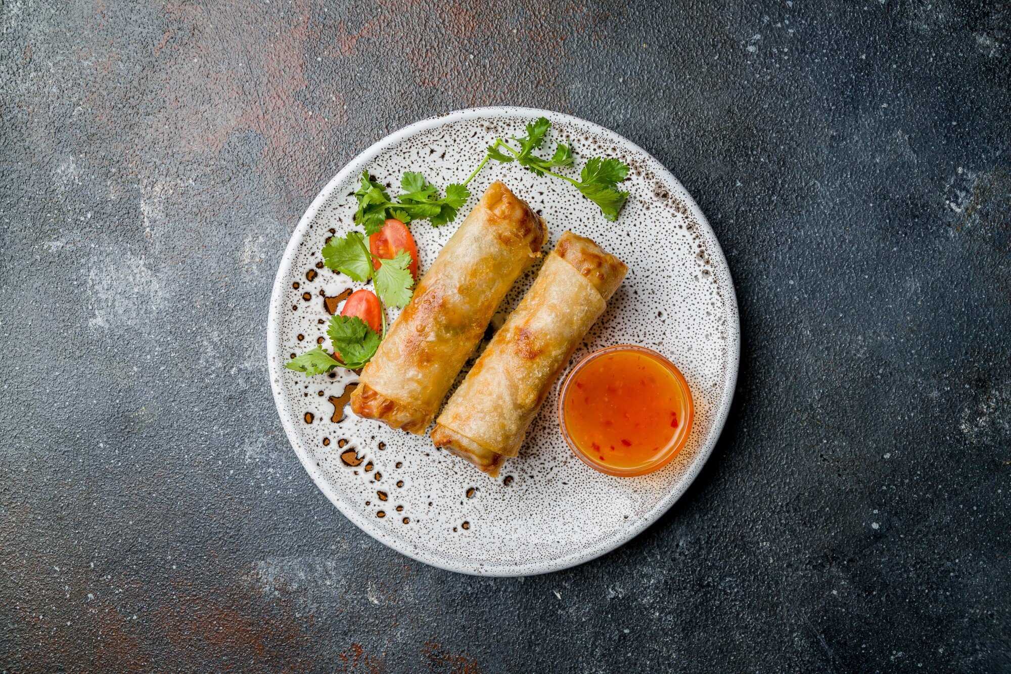 These veggie rolls are a delicious way to start the new year! Photo: Shutterstock