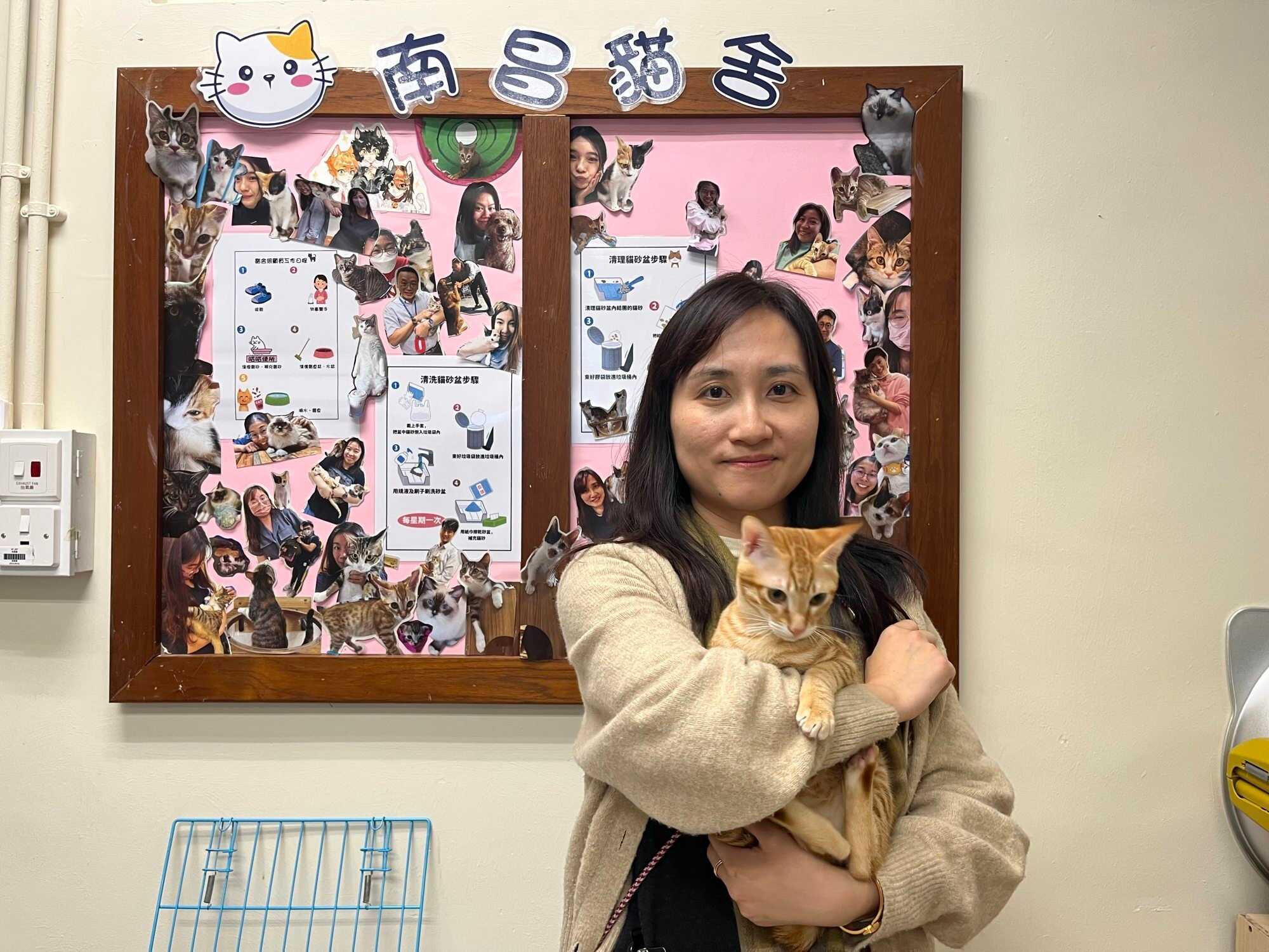Sun Na-lee is one of the teachers who initiated Nam Cheong Cat House. Photo: Kelly Fung