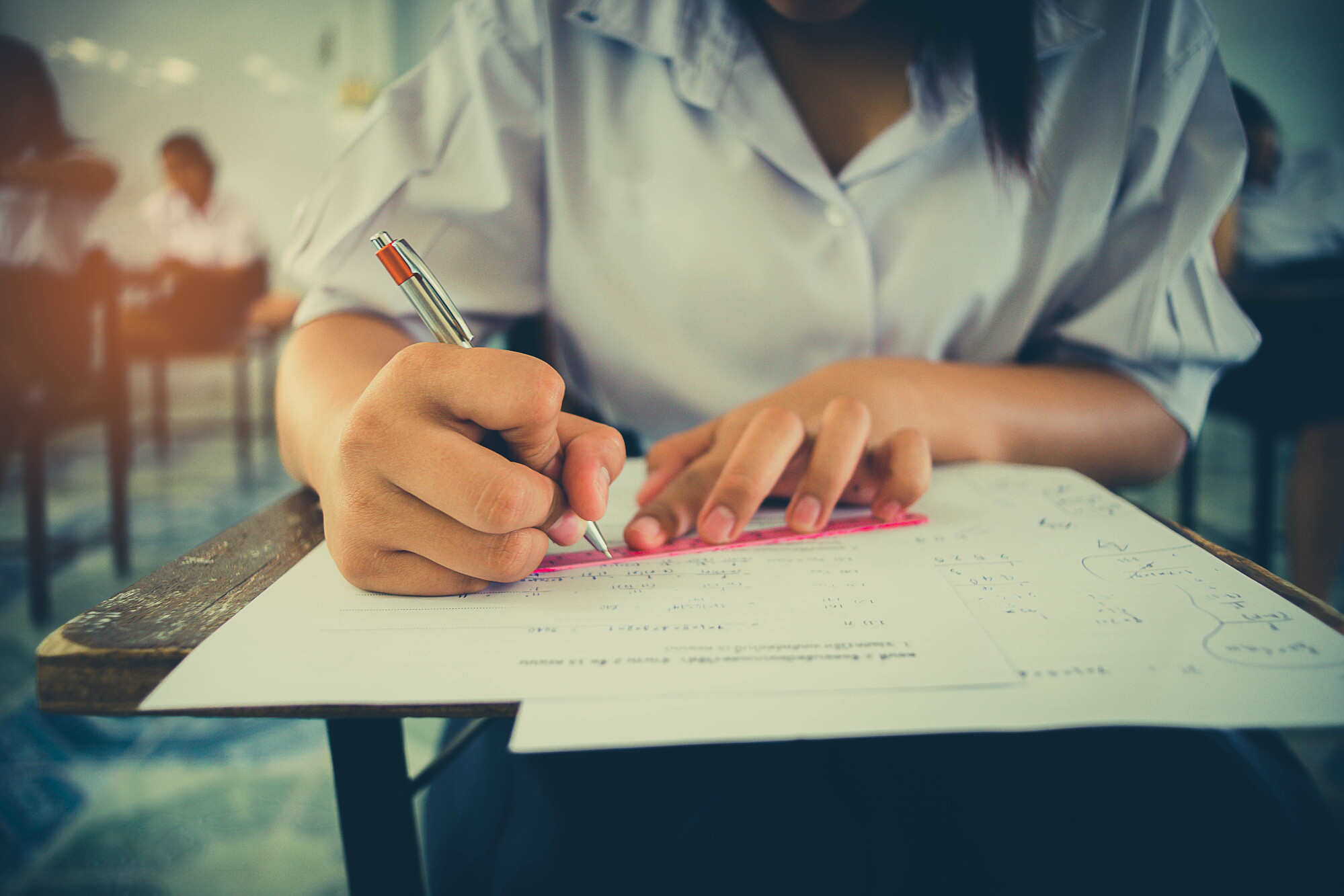 Make sure you address all parts of the question and simplify your answers. Photo: Shutterstock