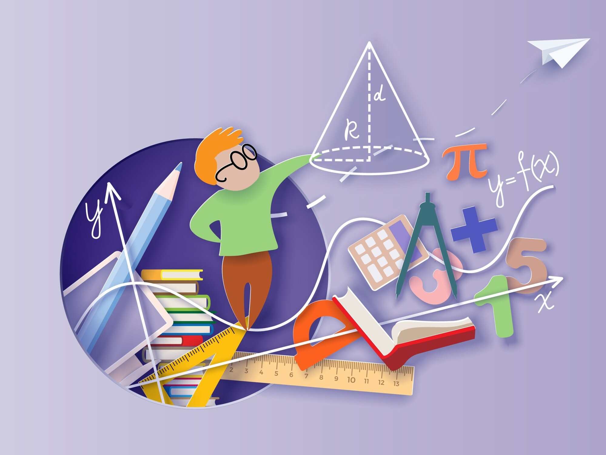 Use your knowledge from different Maths disciplines to answer exam questions. Photo: Shutterstock
