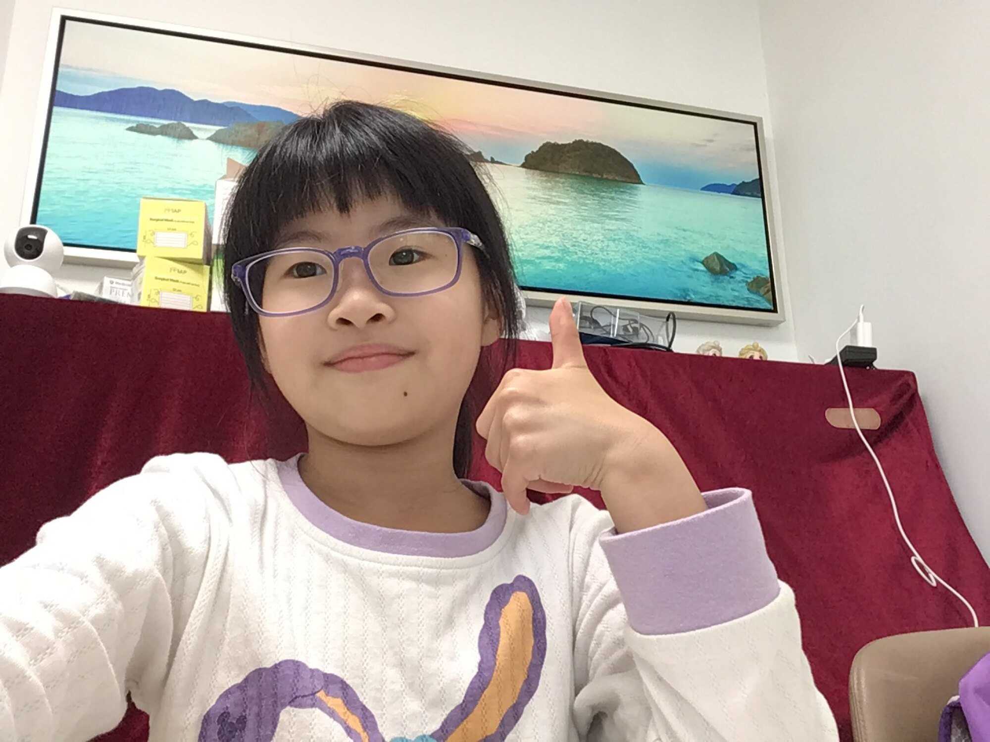 Karin hopes to get good marks on her upcoming exams. Photo: Handout