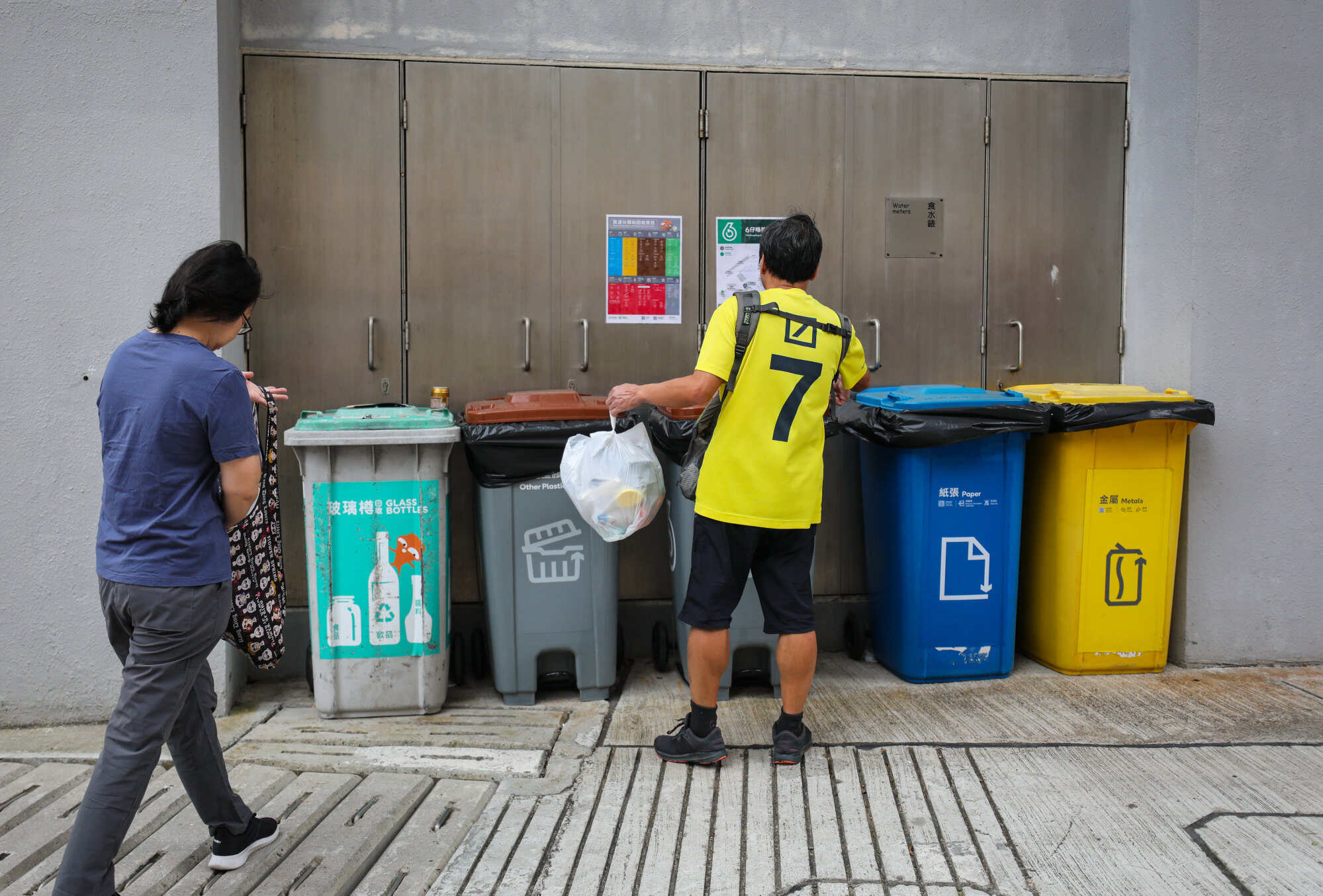 Lin Tsui Estate in Chai Wan is one of the 14 locations under the waste-charging scheme trial. Photo: Xiaomei Chen