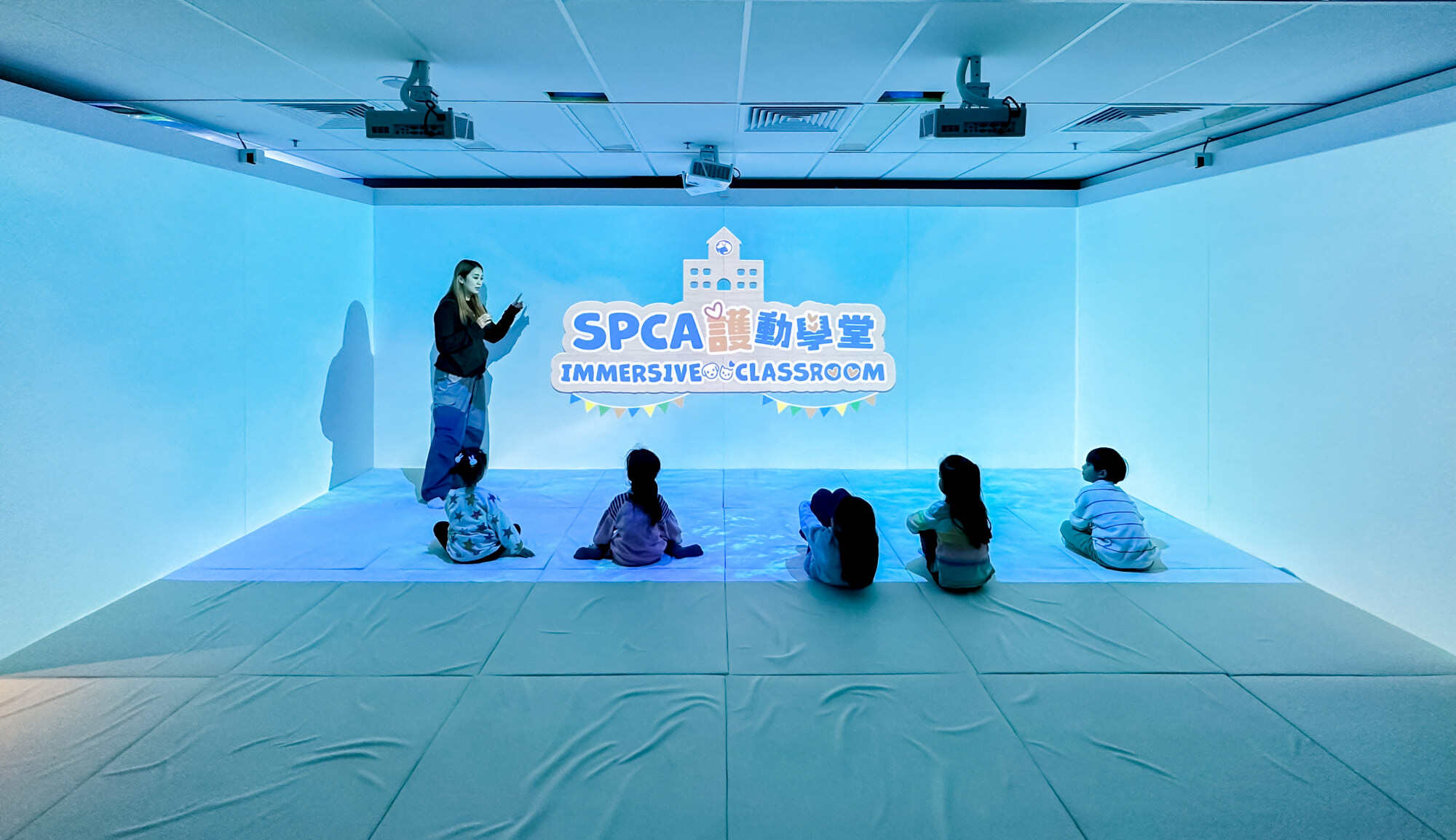 The SPCA’s immersive classroom welcomes children as young as aged four. Photo: Handout