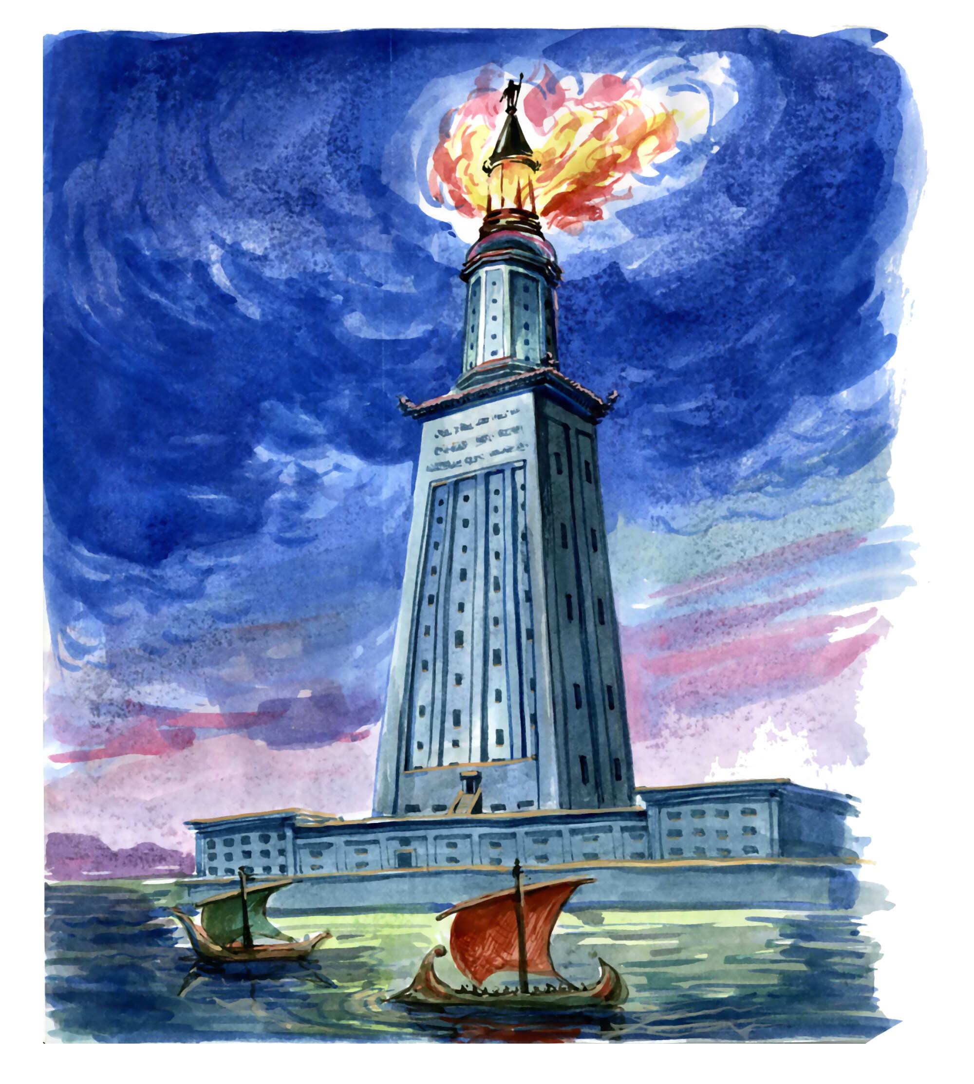 The Lighthouse of Alexandria was built by the Ptolemaic Kingdom of Ancient Egypt. Photo: Shutterstock
