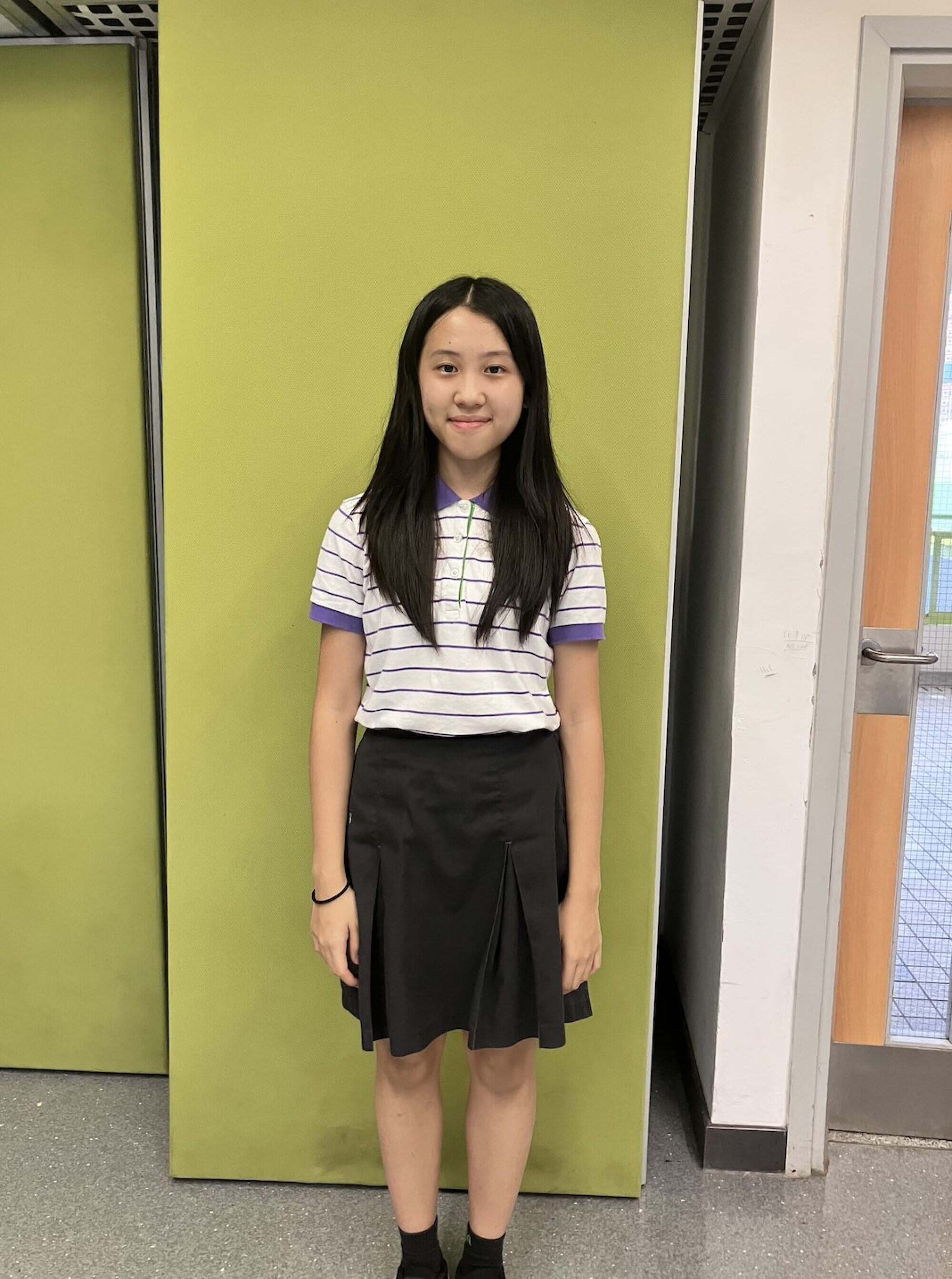 Angelina Au-yeung, 14, attends ELCHK Lutheran Academy. Photo: Handout