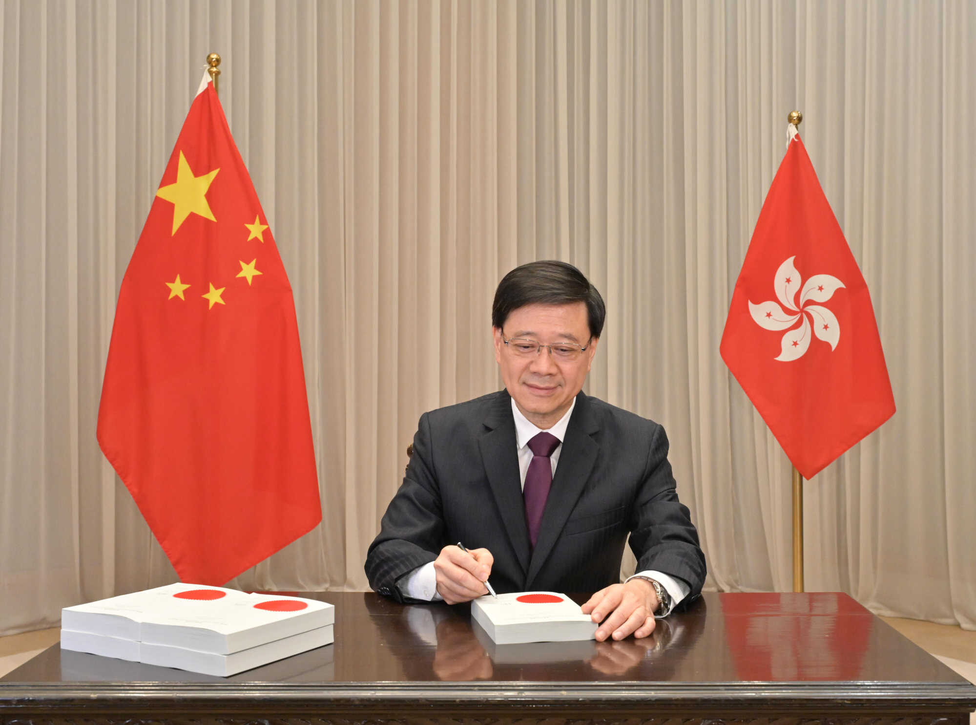 City leader John Lee Ka-chiu is the executive chairman of the 15th National Games Organising Committee. Photo: ISD