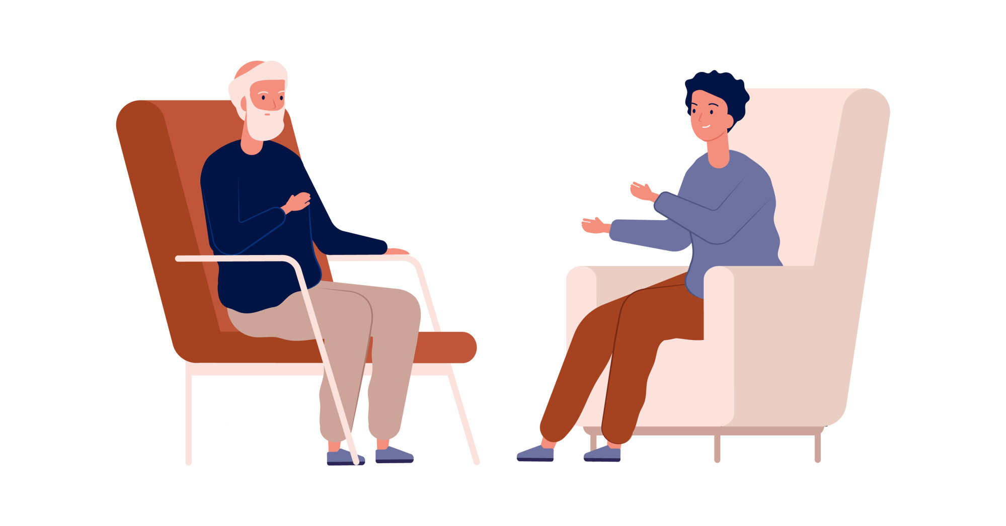 You can learn a lot from chatting with your grandparents! Photo: Shutterstock