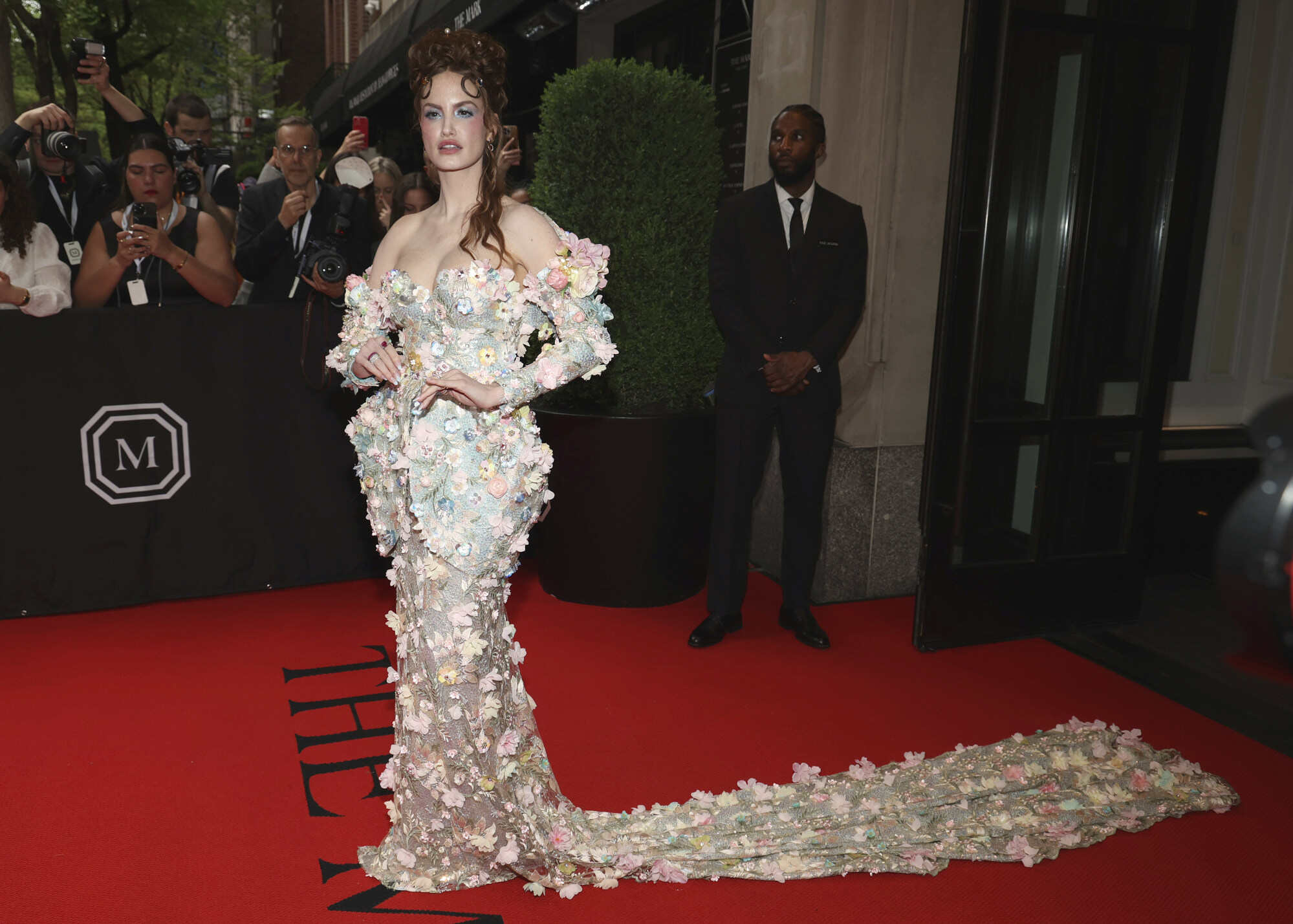 Influencer Haley Kalil received backlash when she posted a video on TikTok lip-synching “Let them eat cake.” Photo: AP