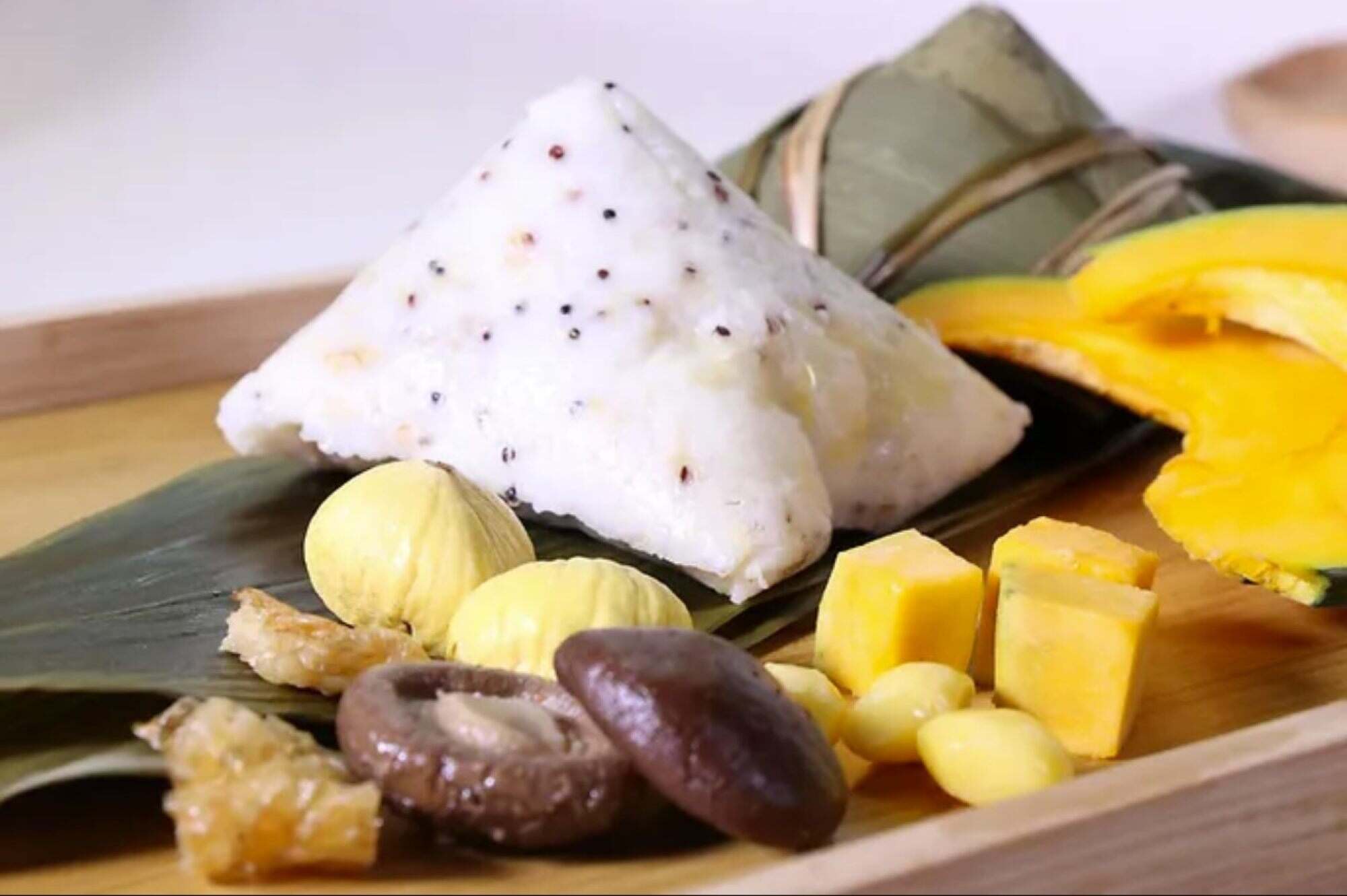 Gingko House offers two glutinous rice-free healthy “zongzi” – one vegetarian and one with meat. Photo: Shutterstock