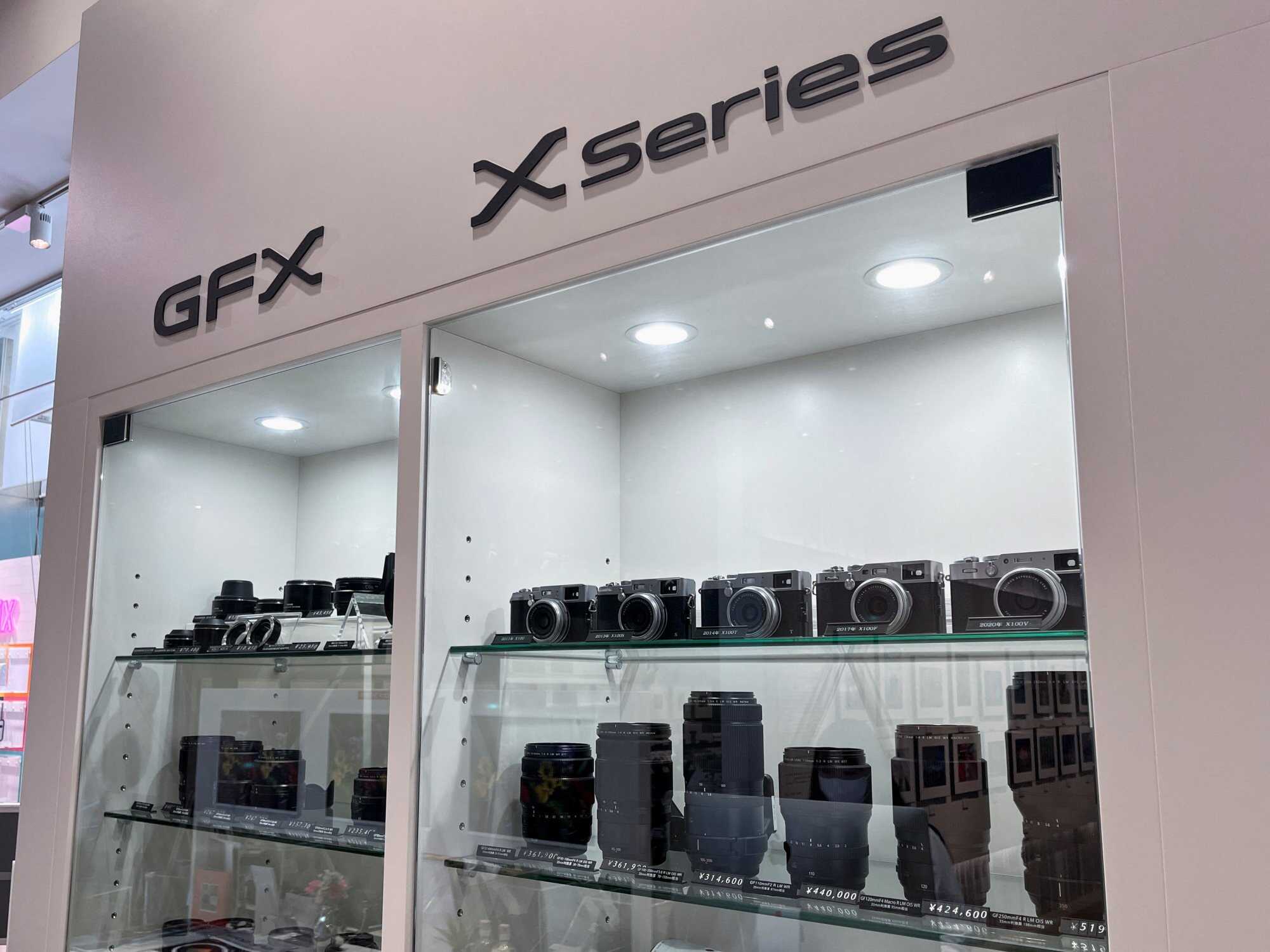Fujifilm’s retro-themed X100 digital cameras are now a roaring success. Photo: Reuters