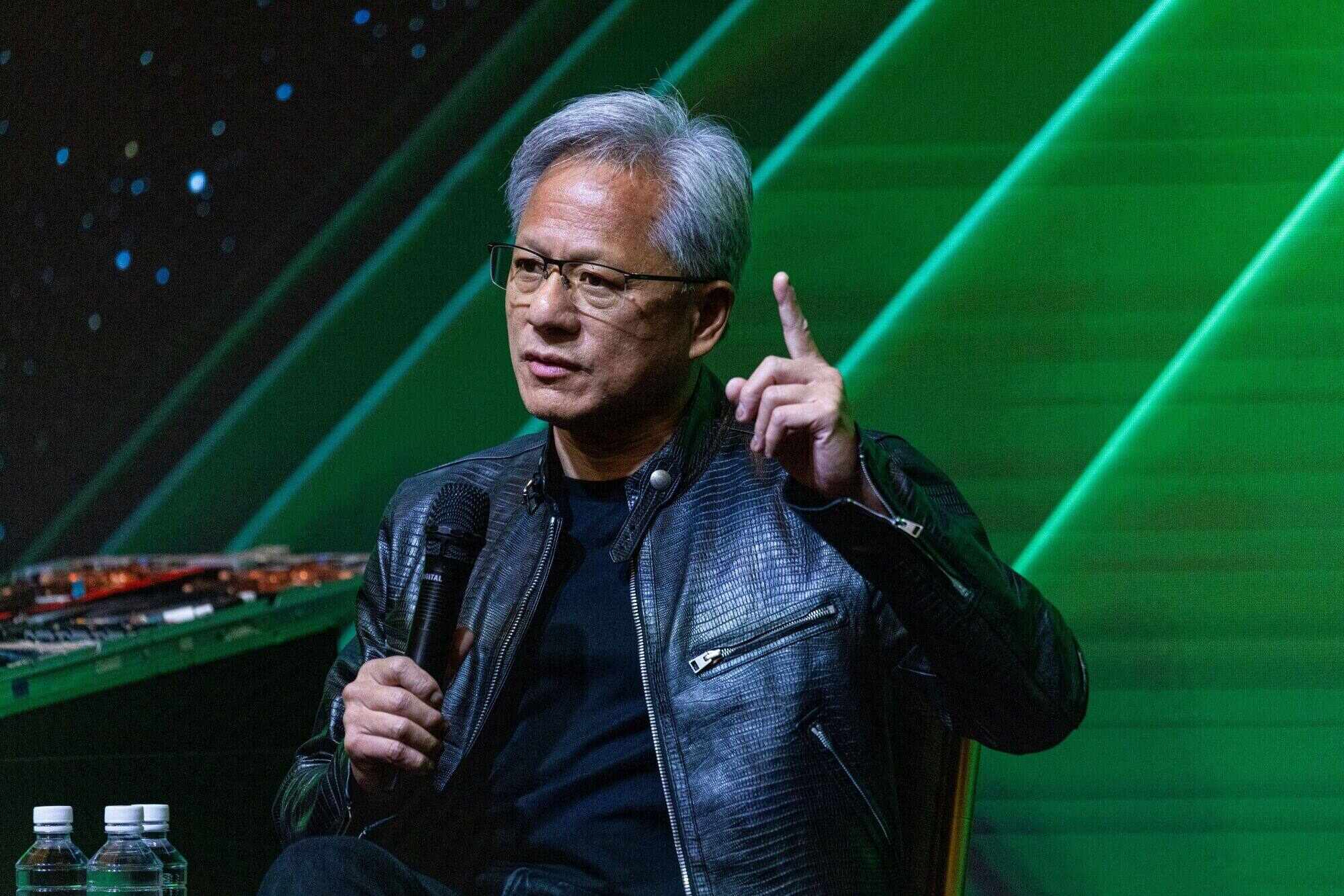 Jensen Huang, founder and CEO of Nvidia, believes there is no future for coding. Photo: Bloomberg