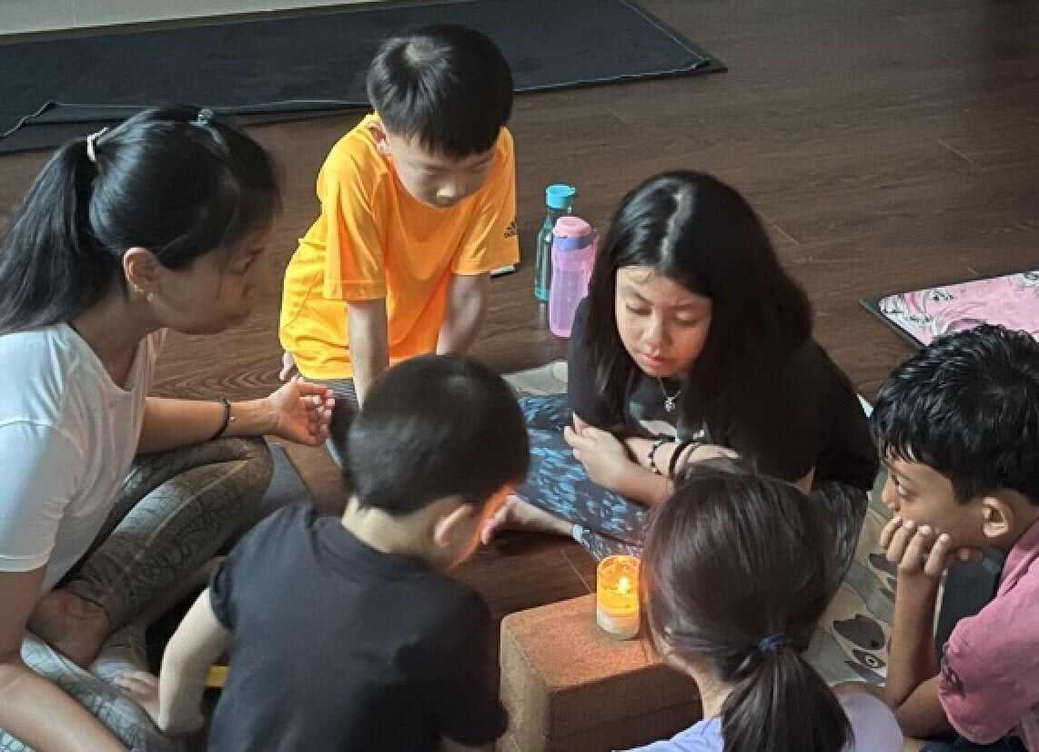 Use an LED candle if you’re trying this at home. Photo: Doris Wai
