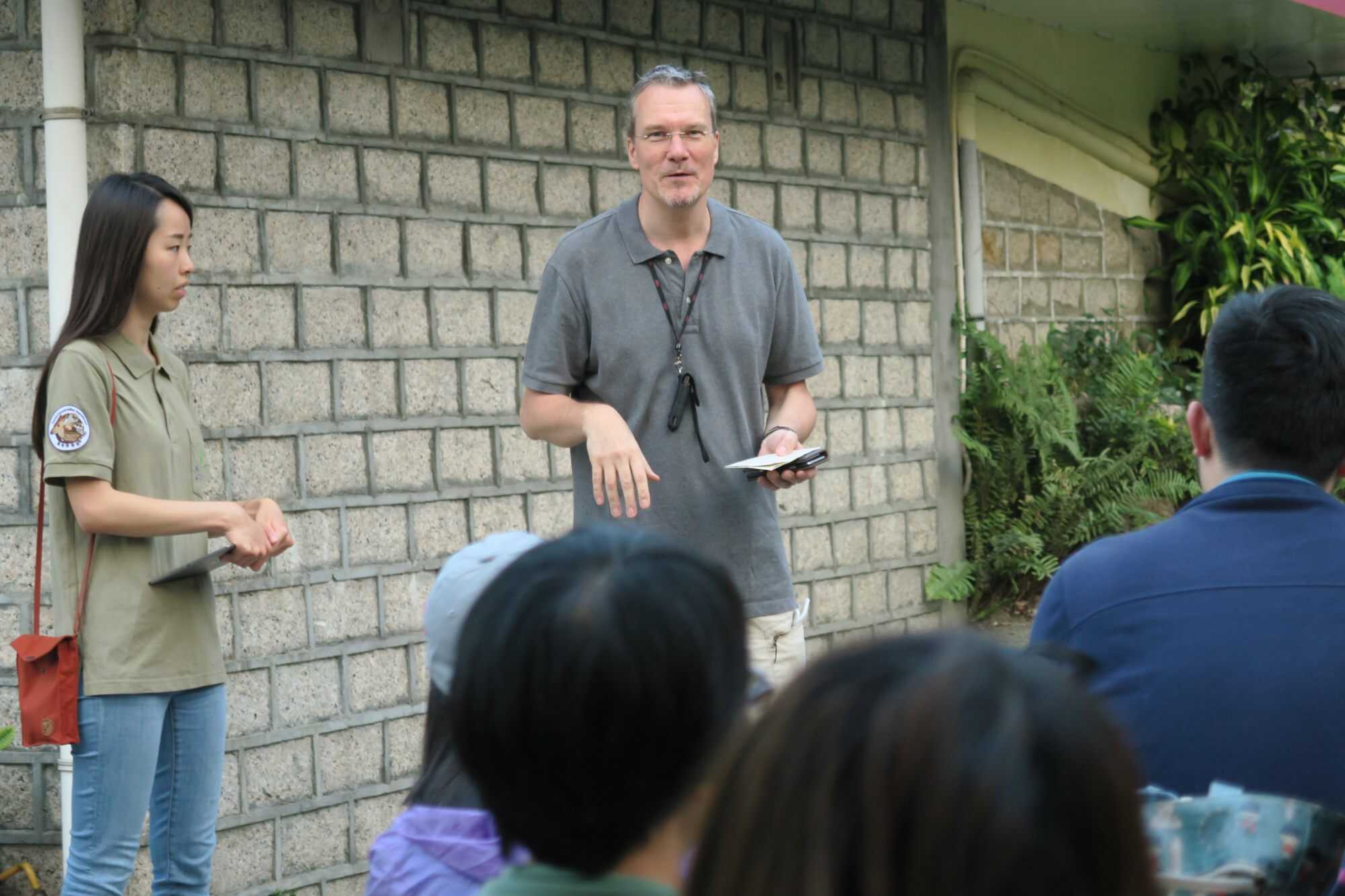 Gary Ades, head of KFBG’s fauna conservation department, first came up with the idea for the night safari. Photo: Kadoorie Farm and Botanic Garden