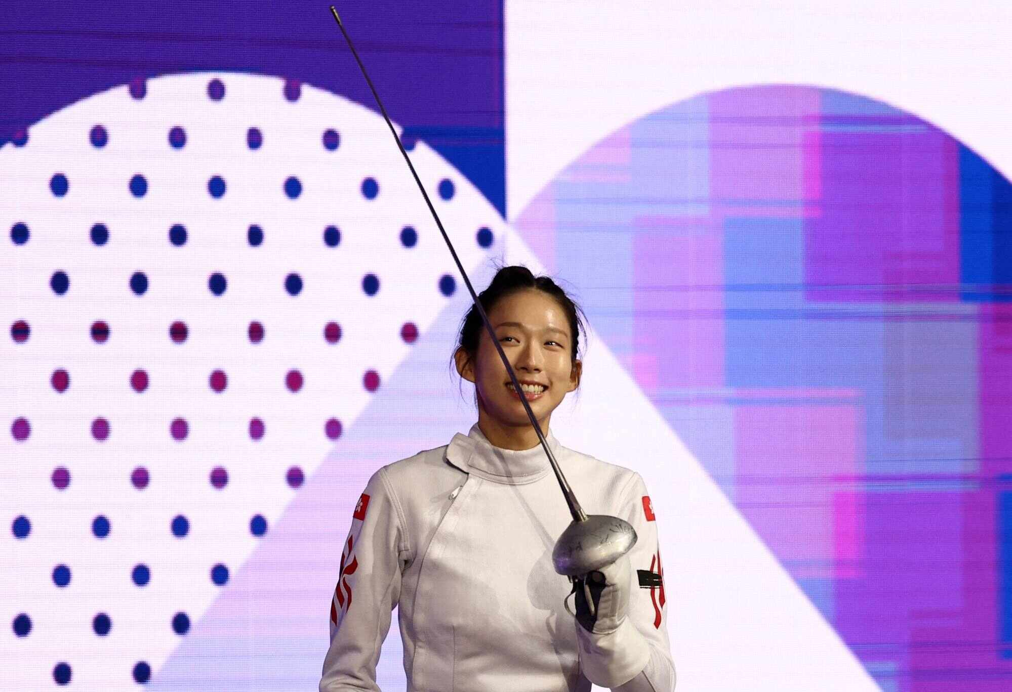 Vivian Kong announced on August 4, 2024 that she was retiring from professional fencing after winning the city a gold medal at the Paris 2024 Olympics. Photo: AFP
