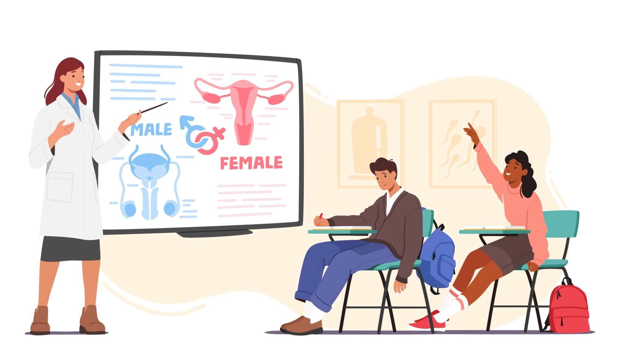 Sex education lessons give students a chance to learn about a topic that can be tough to discuss with their parents. Photo: Shutterstock