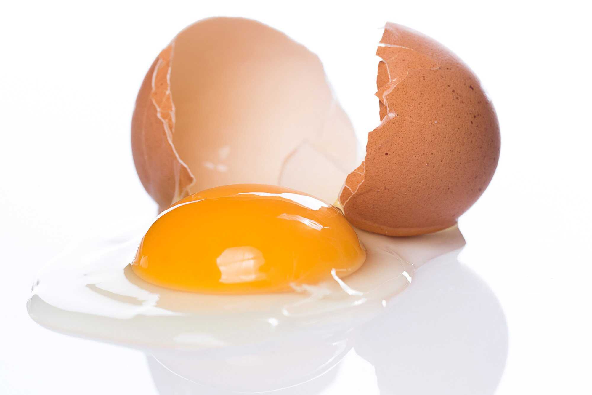 The translucent egg whites are filled with protein molecules. Photo: Shutterstock